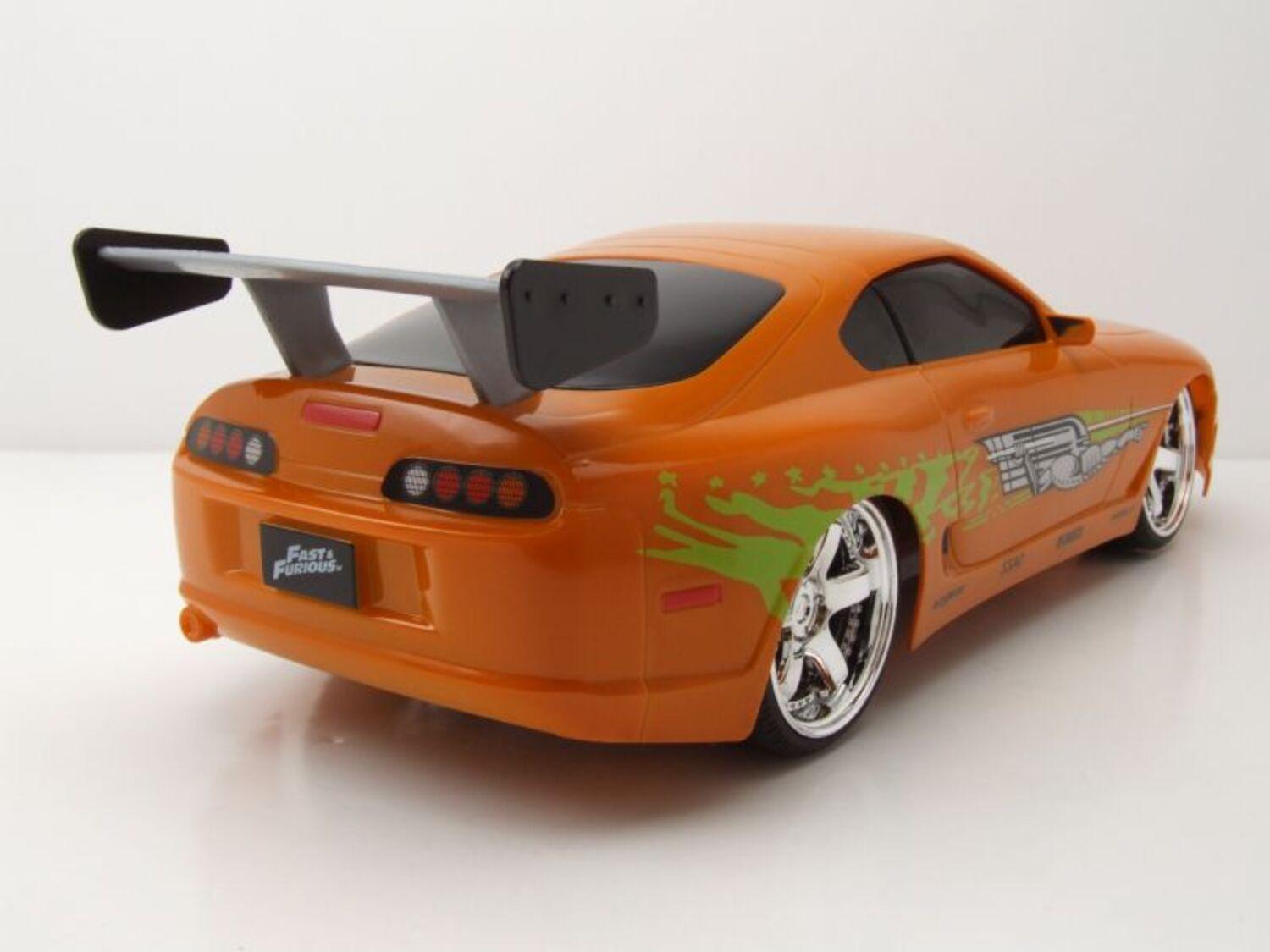 Wallpaper #aBq4T5MB1yWOL4qgT39j110 Rc Toyota Supra 1995 Orange Almost Furious with Radio Remote Control
