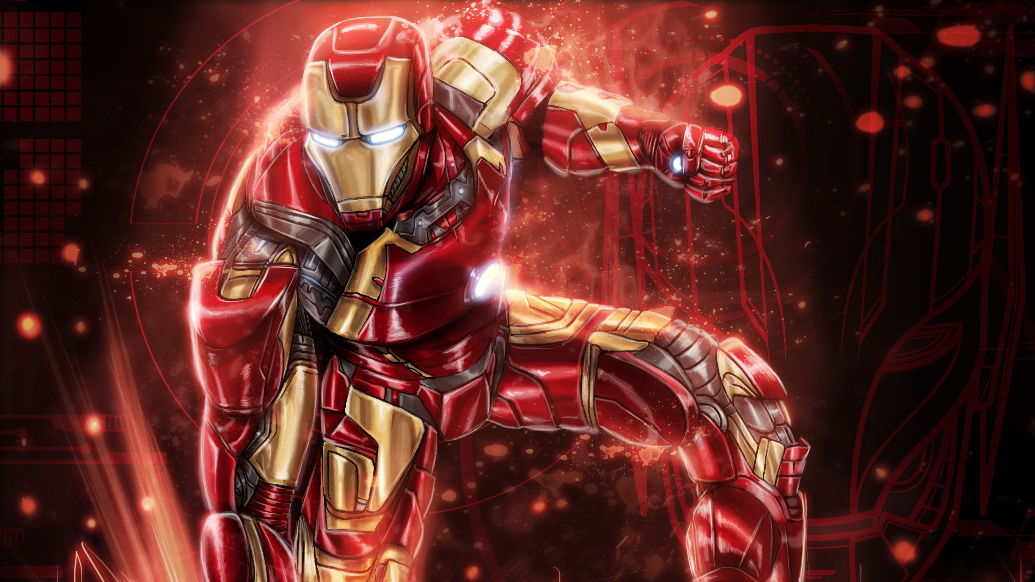 Wallpaper #SgDU6o4BSdW8dNoutRDA13 Colorful Iron Man Art HD Superheroes 4K Wallpapers Images