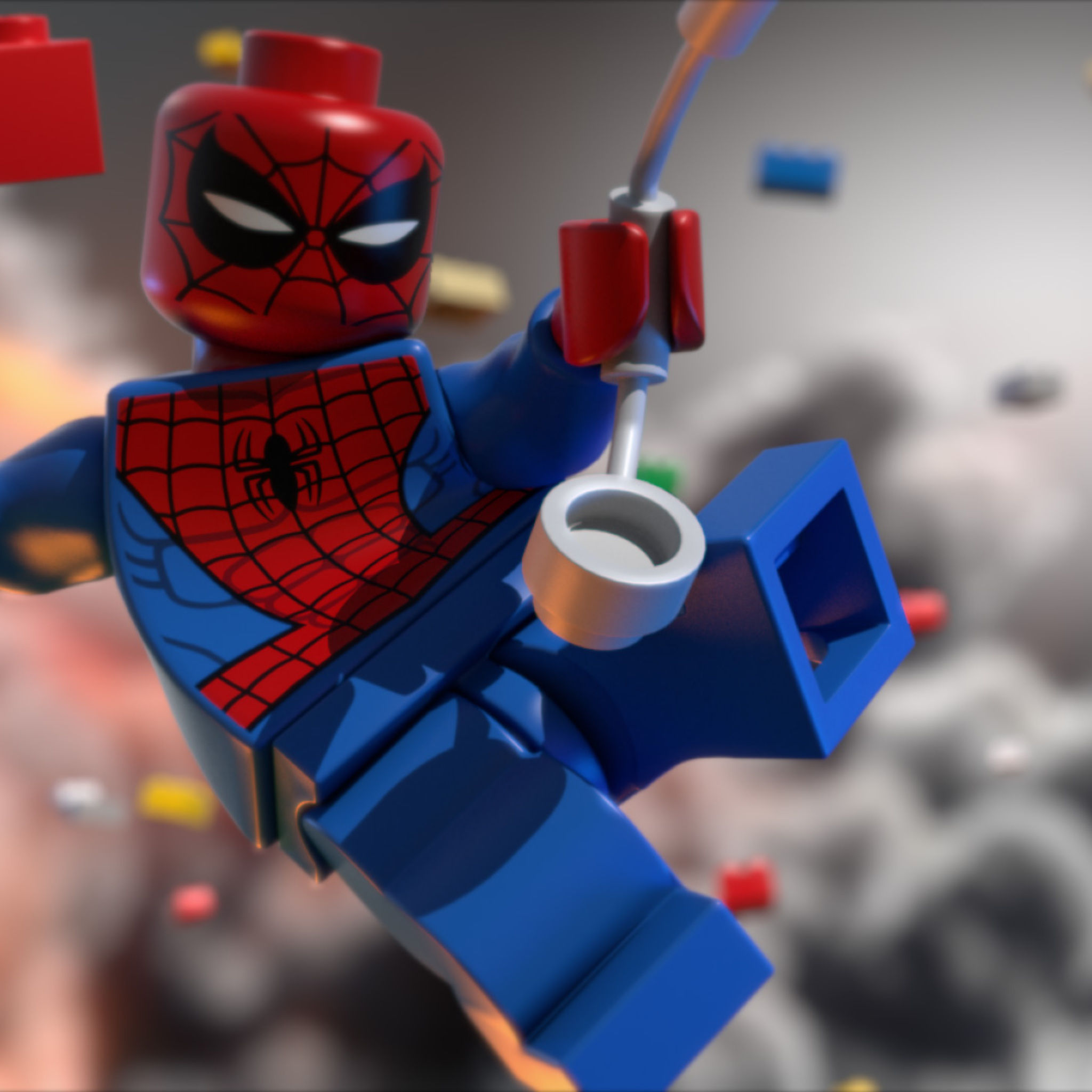 Wallpaper #SECRMZMBJhL2WPbagceP469 2048x2048 Lego Spiderman iPad Air HD 4K Wallpapers Images Backgrounds