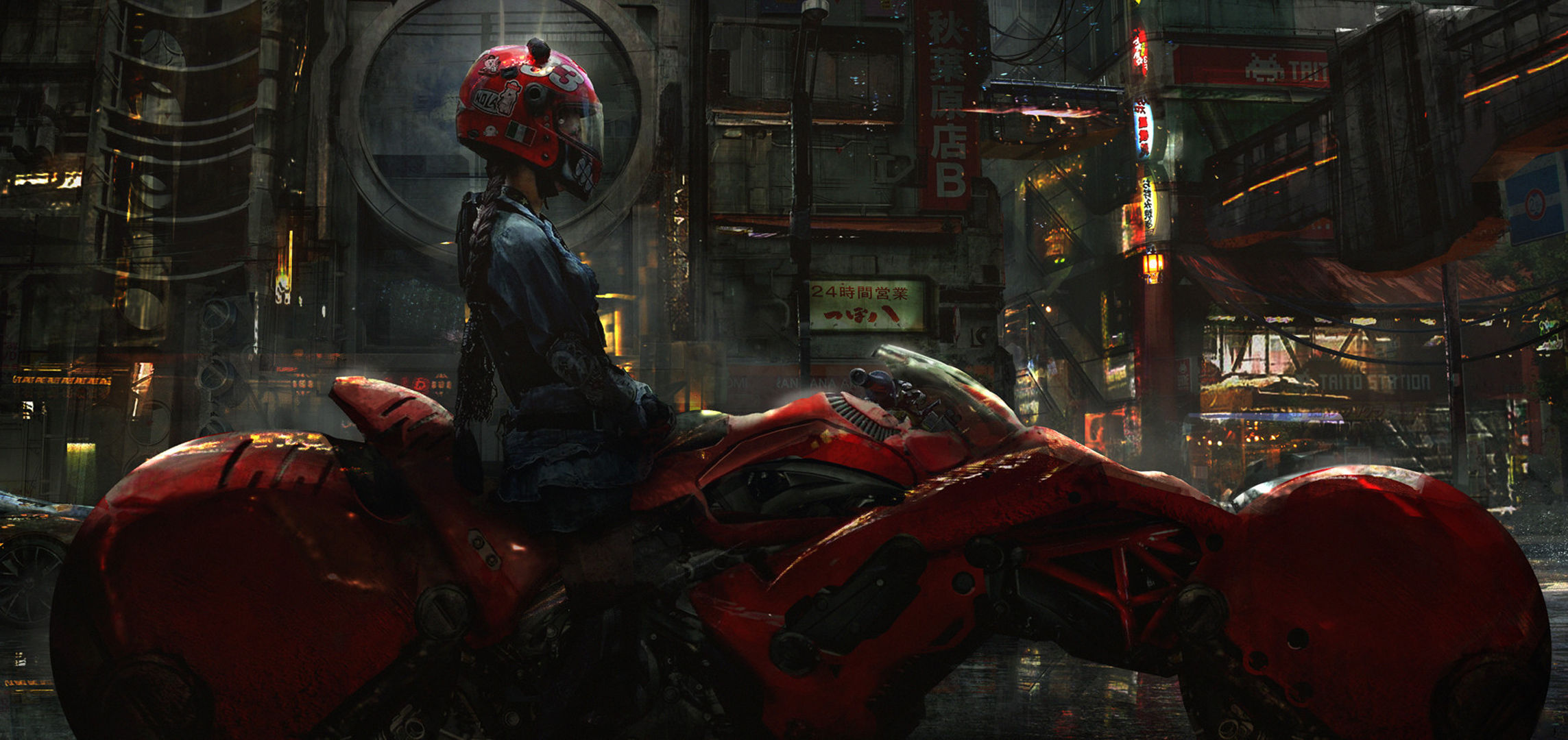 Wallpaper #Hn2b9I4Bnwiau_P6wRAz46 Biker Cyberpunk Girl Scifi HD Artist 4K Wallpapers Images