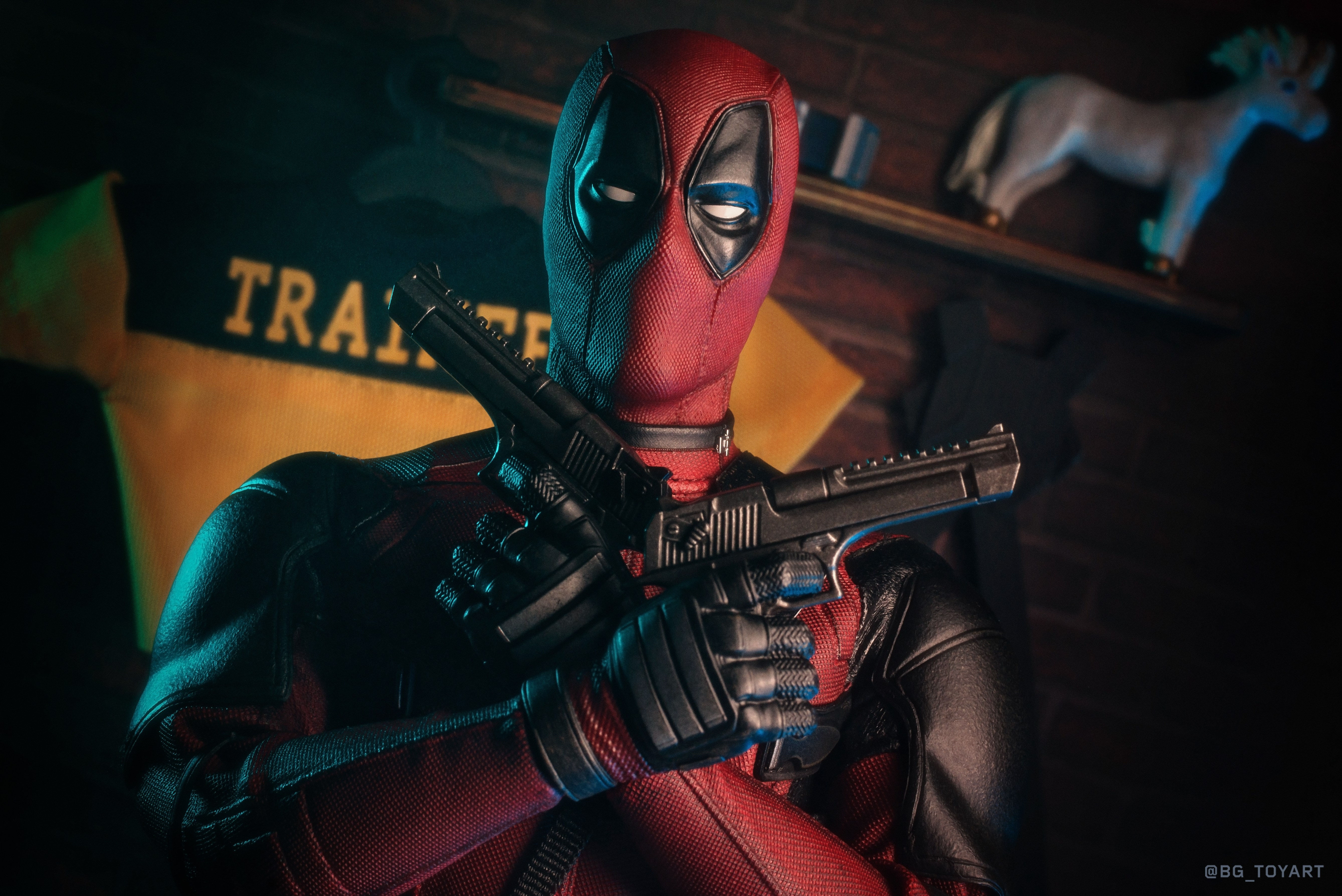 Wallpaper #M7gdTJIBJvJKYCmEwdEf0 3840x2160 Deadpool with Guns 5K 4K HD 4K Wallpapers Images