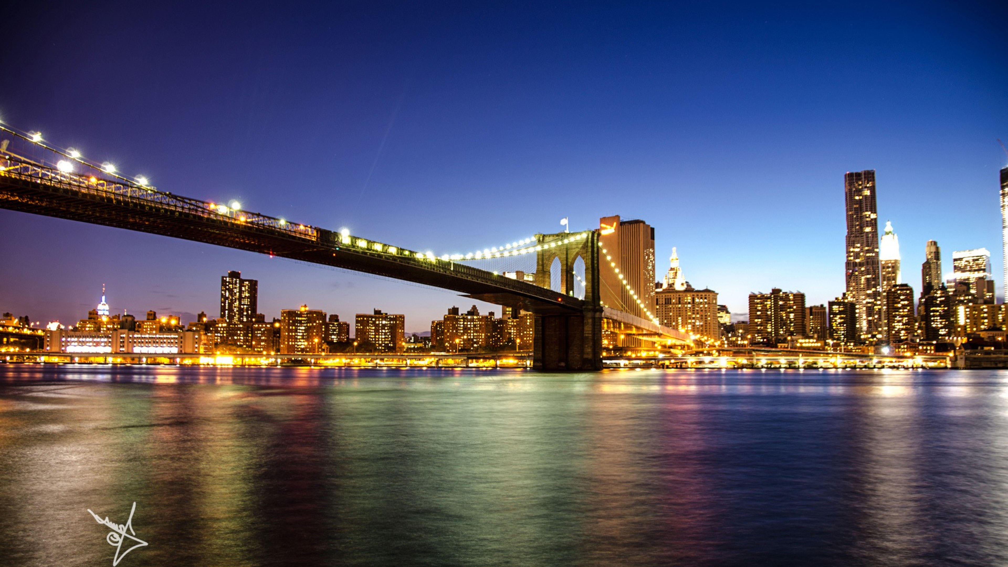 Wallpaper #66e34 Brooklyn Bridge in New York the Iconic Crossing Between Manhattan and