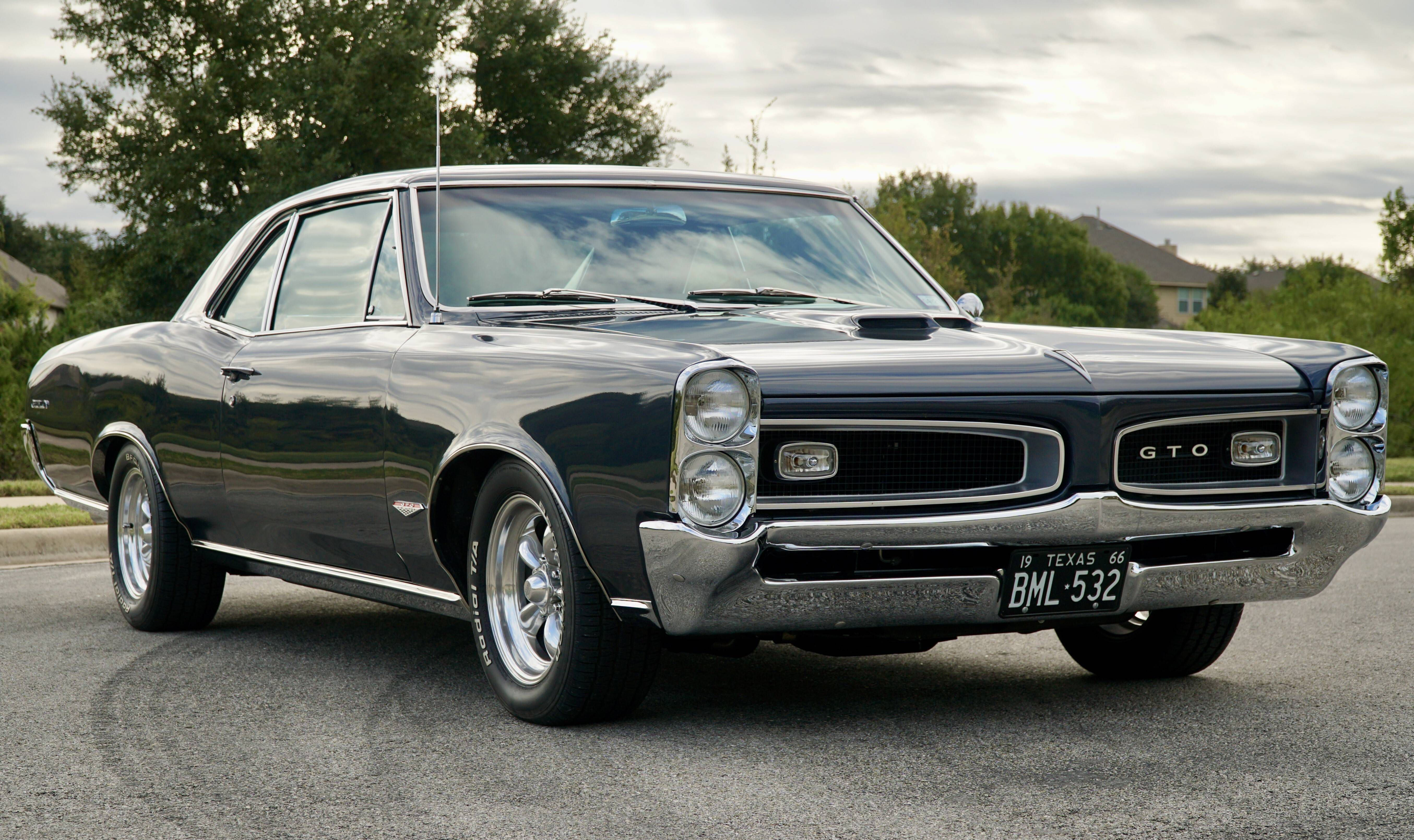 Wallpaper #DRnhN48BtGB6xQ78Hacz18 Restored and Updated 1966 Pontiac Gto with Tri Power Four Speed