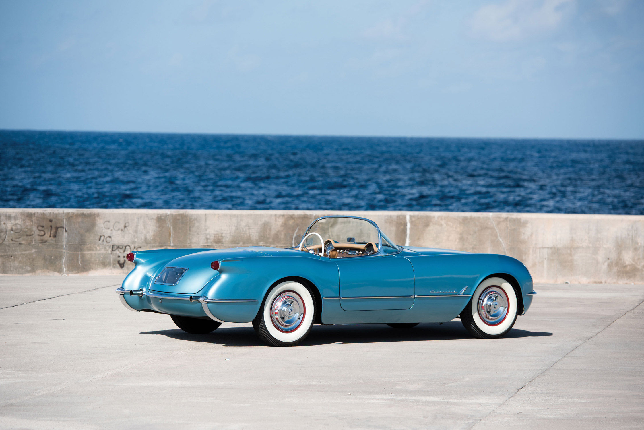 Wallpaper #ZSxtSpMB0E1QgA7wq_Y9121 Photo Chevrolet Corvette C1 Cabriolet 1954 Motorlegendcom