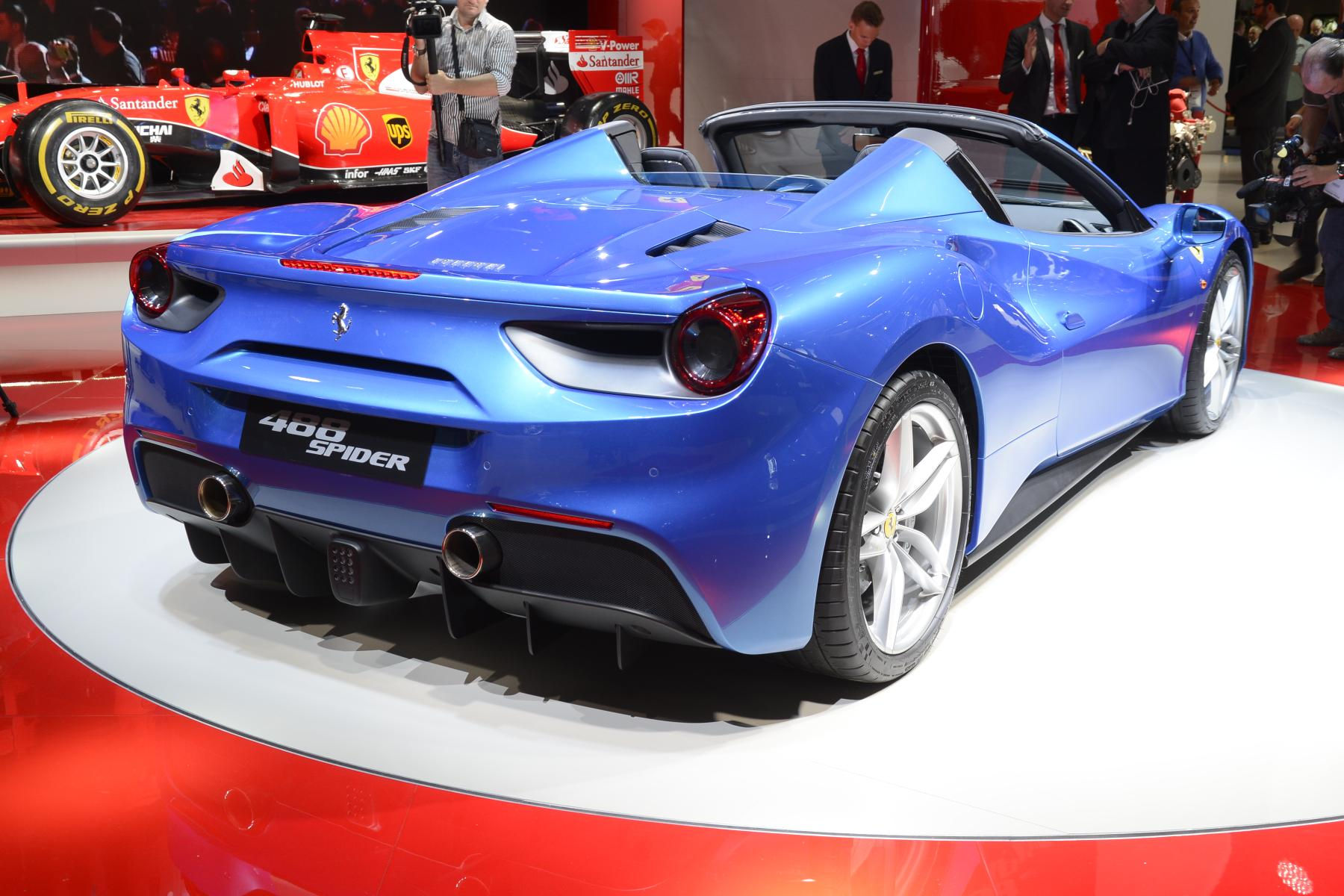 Wallpaper #ZHNXio4BFI5NbQksHSIU13 Photo Ferrari 488 Spider Cabriolet 2015 Motorlegendcom