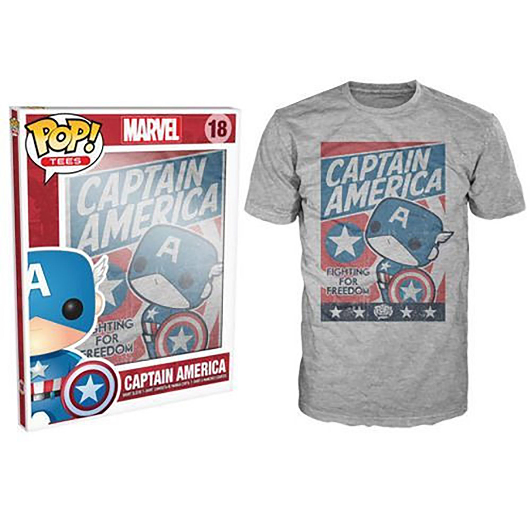 Wallpaper #vWfWEJMBSpphPi3-LPSt257 Funko Pop Tees Marvel Captain America 18 Limited Edition