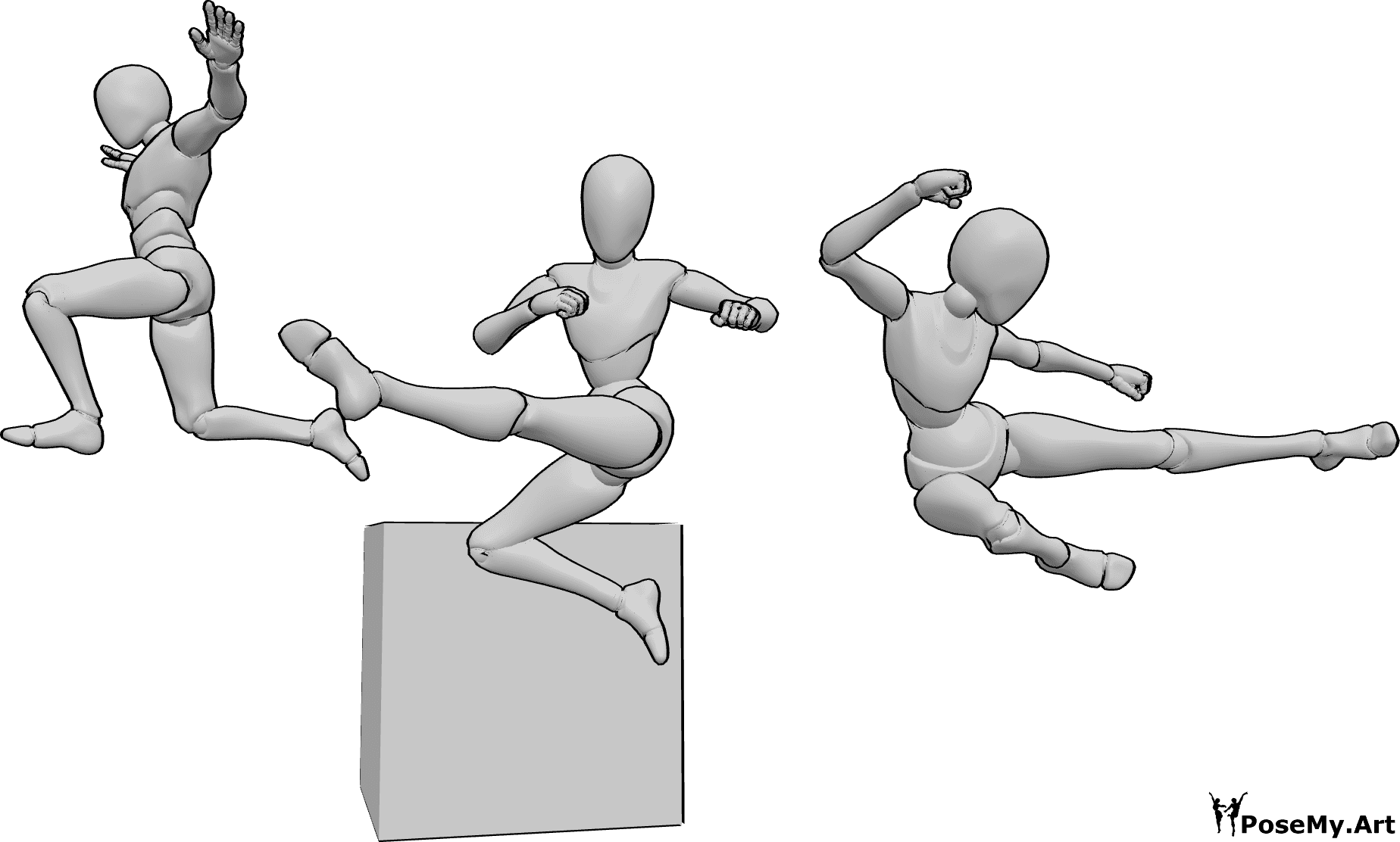 Wallpaper #-bkg3pIBJvJKYCmEzgMB339 Jumping Action Poses