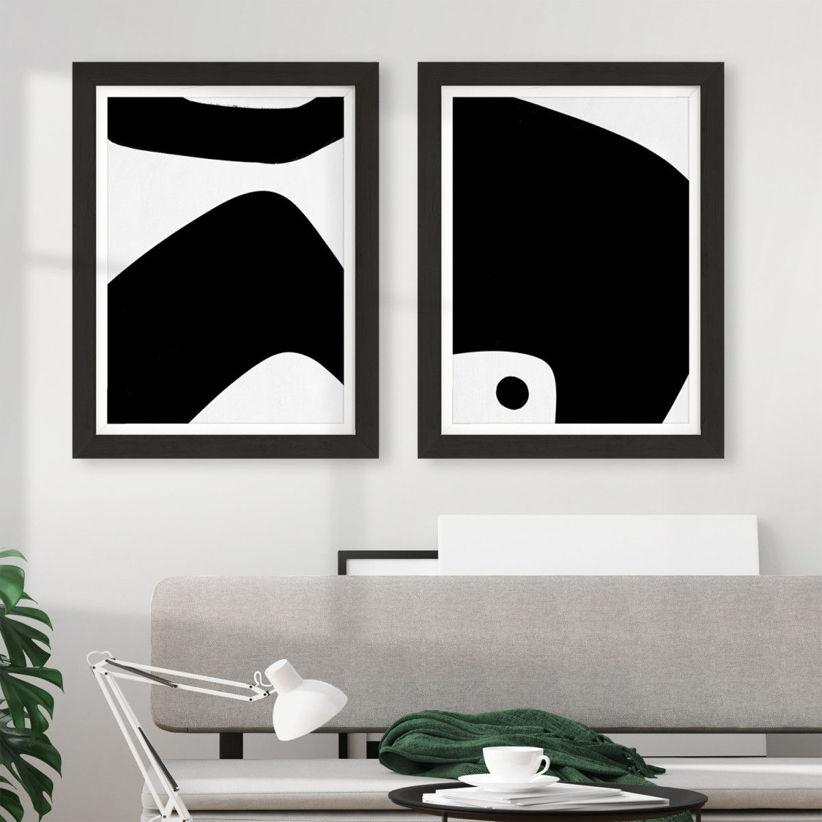 Wallpaper #-mgrFZMBSpphPi3-pAYJ57 Black White Framed Abstract Art Prints 2fb531 112cm Xl Set Artwork