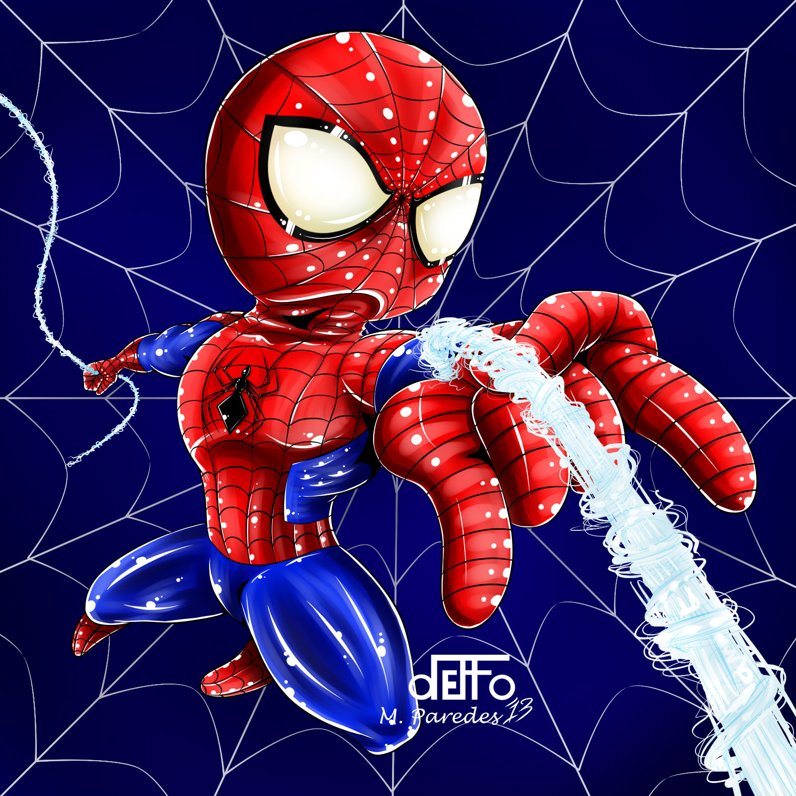 Wallpaper #nDGpNZMB5zzyi_yYQ1cr416 Chibi Spider Man by Deffoneitor2000 on Deviantart