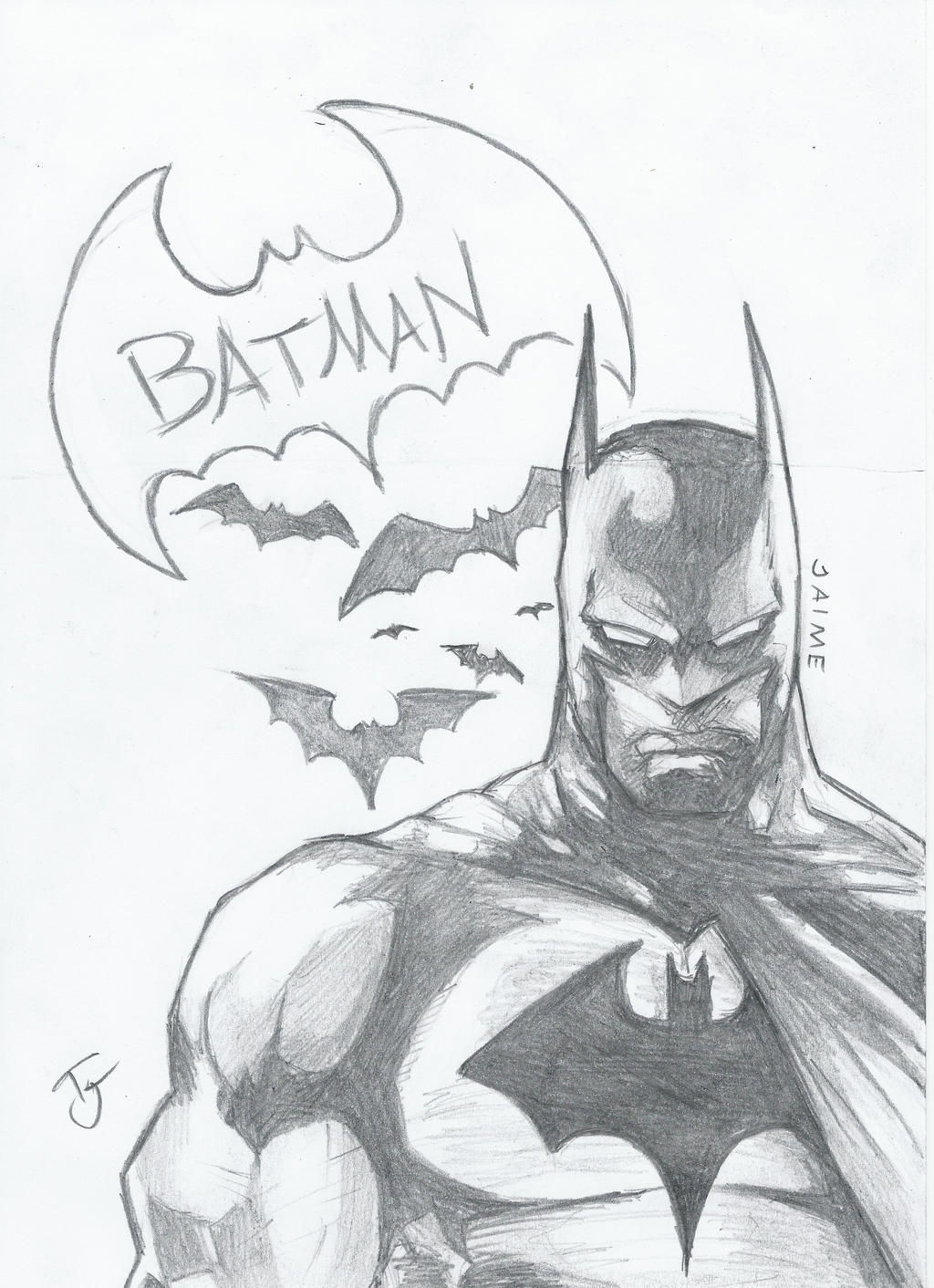Wallpaper #9wCl7I4BSdW8dNoupxQ142 Batman Sketch by 13chubz on Deviantart
