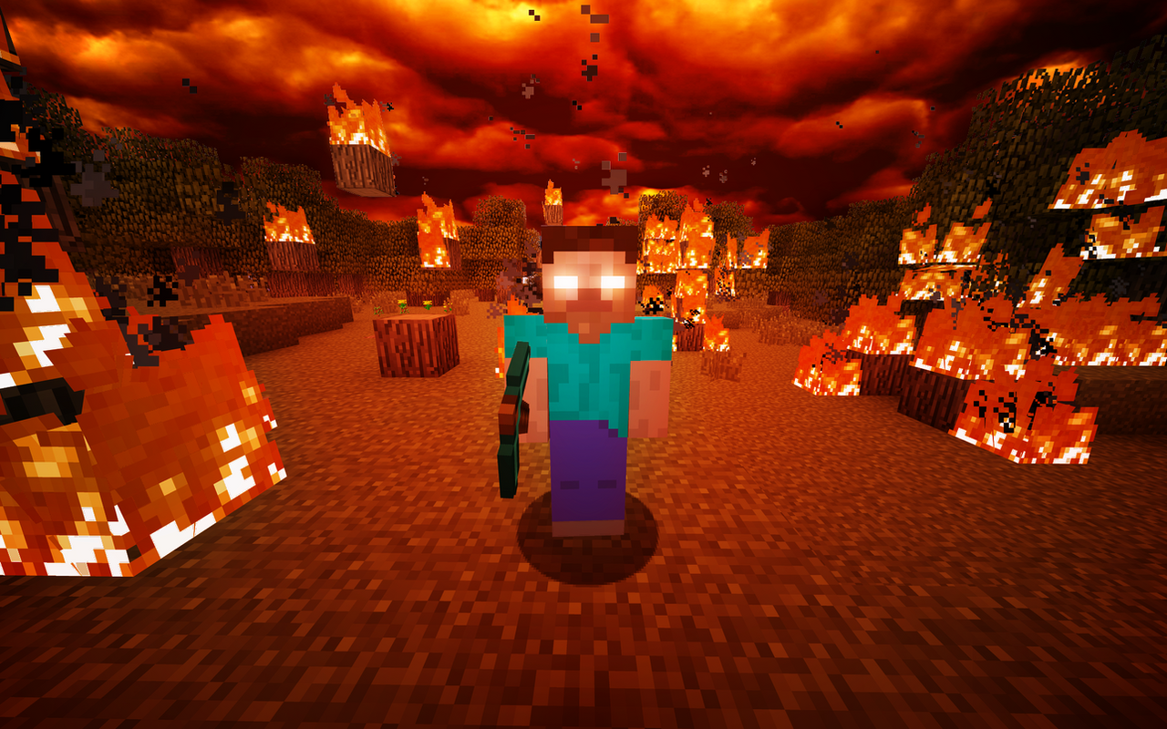 Wallpaper #a2coCpMBSpphPi3-tNPo28 Minecraft Herobrine by Johntuley on Deviantart