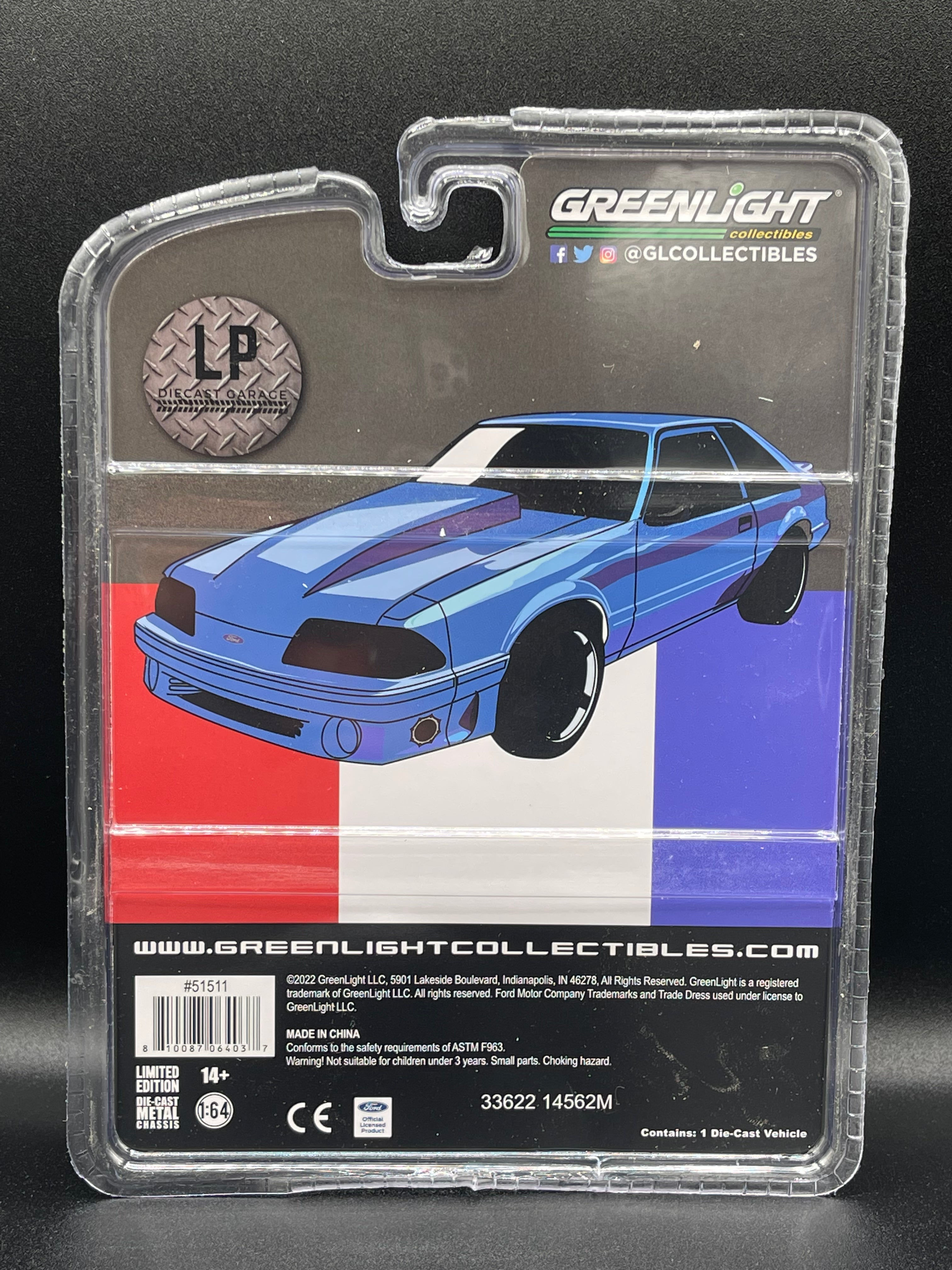 Wallpaper #HGfr9pIBSpphPi3-GYUW275 Greenlight 1992 Ford Mustang GT Drag Car Green Lp Diecast Garage Exclu