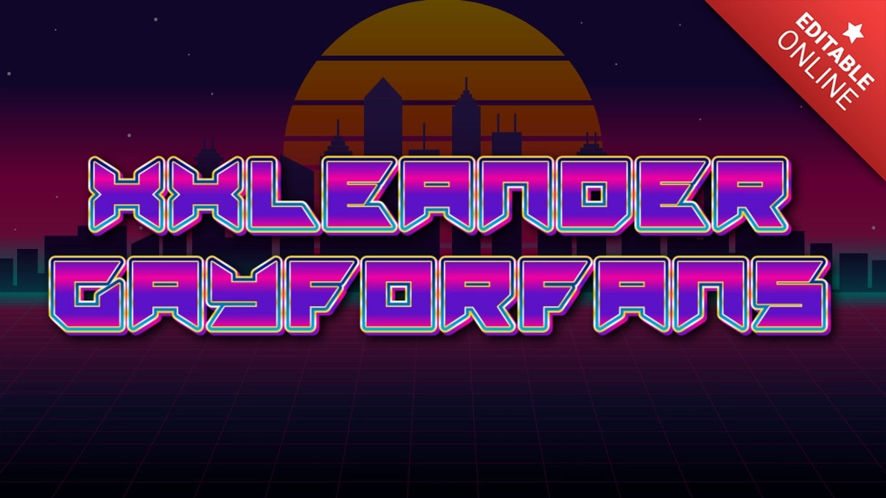 Wallpaper #v5yx4ZIBZHQxiYar0bzY503 Xxleander Gayforfans Cyber Punk Text Effect Generator