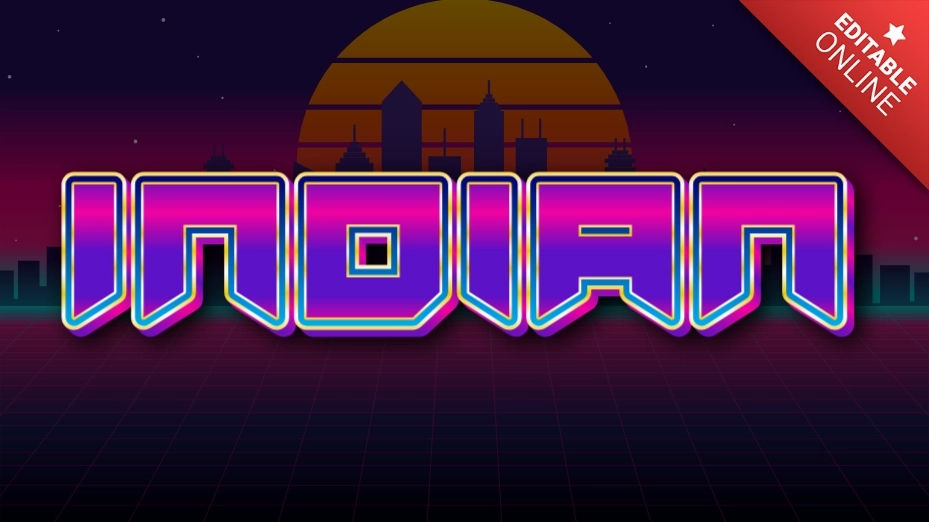 Wallpaper #v5yx4ZIBZHQxiYar0bzY491 Indian Cyber Punk Text Effect Generator