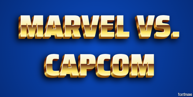 Wallpaper #n5wW4pIBZHQxiYarDb7d188 Marvel vs Capcom Effet De Texte Et Design De Logos Jeu Video Textstudio