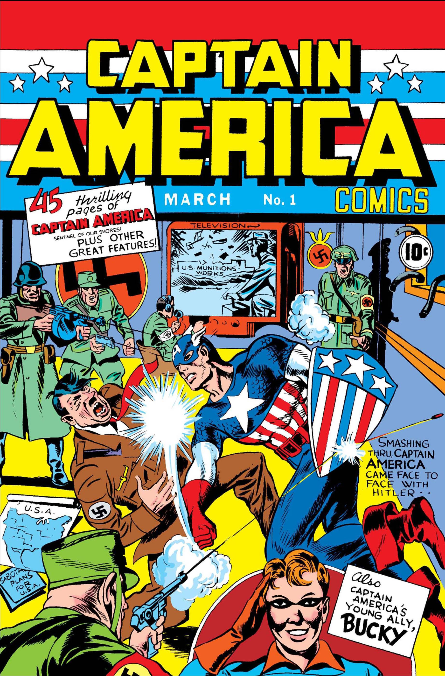 Wallpaper #UkUjno4B7YBJg1BVo6IZ38 Captain America Punching Hitler in the Face