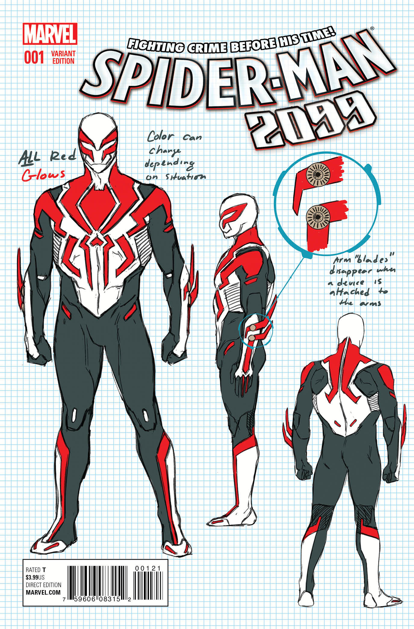 Wallpaper #ARlgE48BtGB6xQ78rGYs36 Spider Man 2099 2015 1 Anka Design Variant Comics Marvelcom