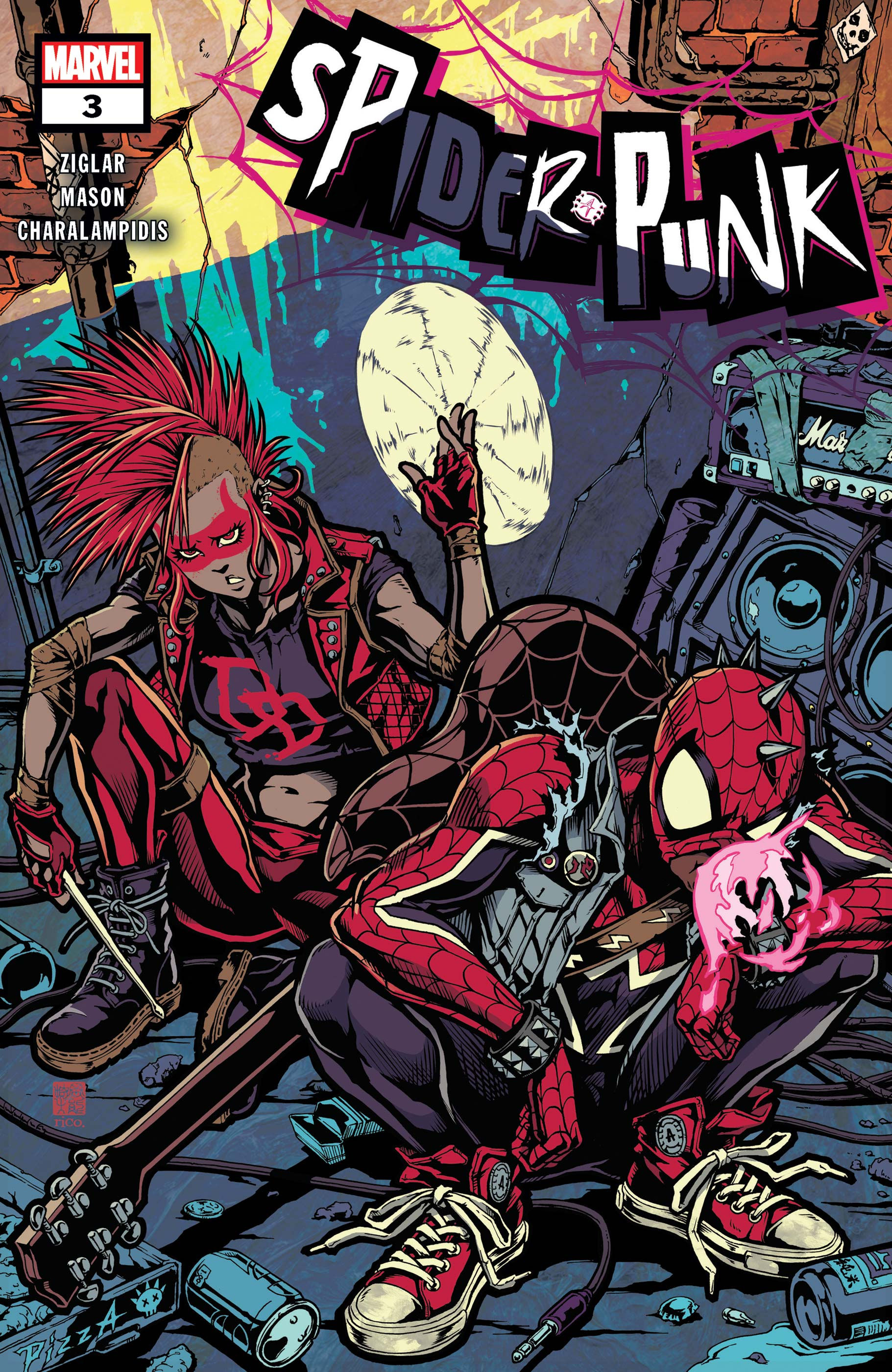 Wallpaper #QIf_MZMBPAdmKxa2_2NZ385 Spider Punk 2022 3 Comic Issues Marvel