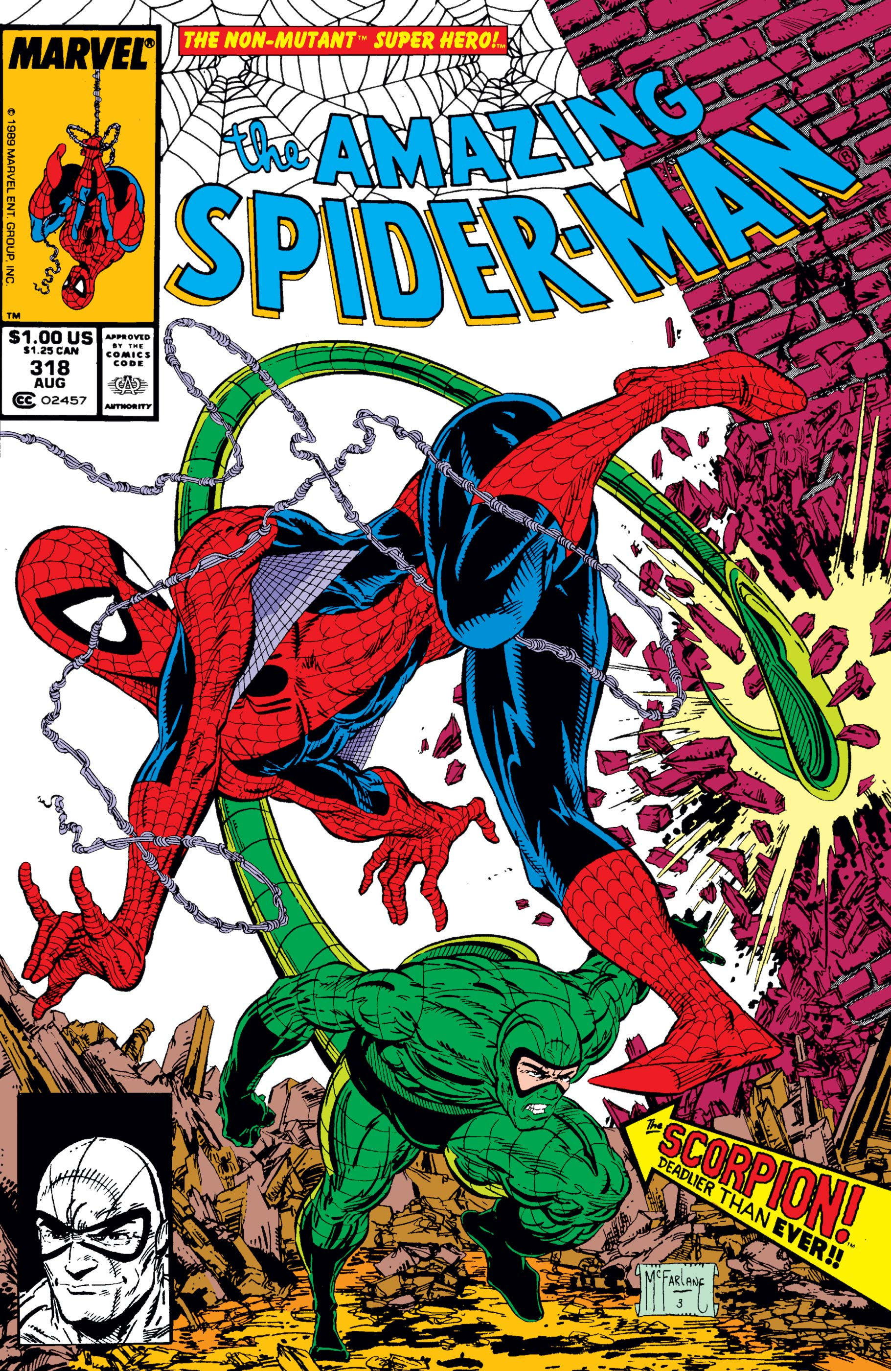 Wallpaper #cBkHBY8BtGB6xQ78GlBT46 The Amazing Spider Man 1963 318 Comic Issues Marvel