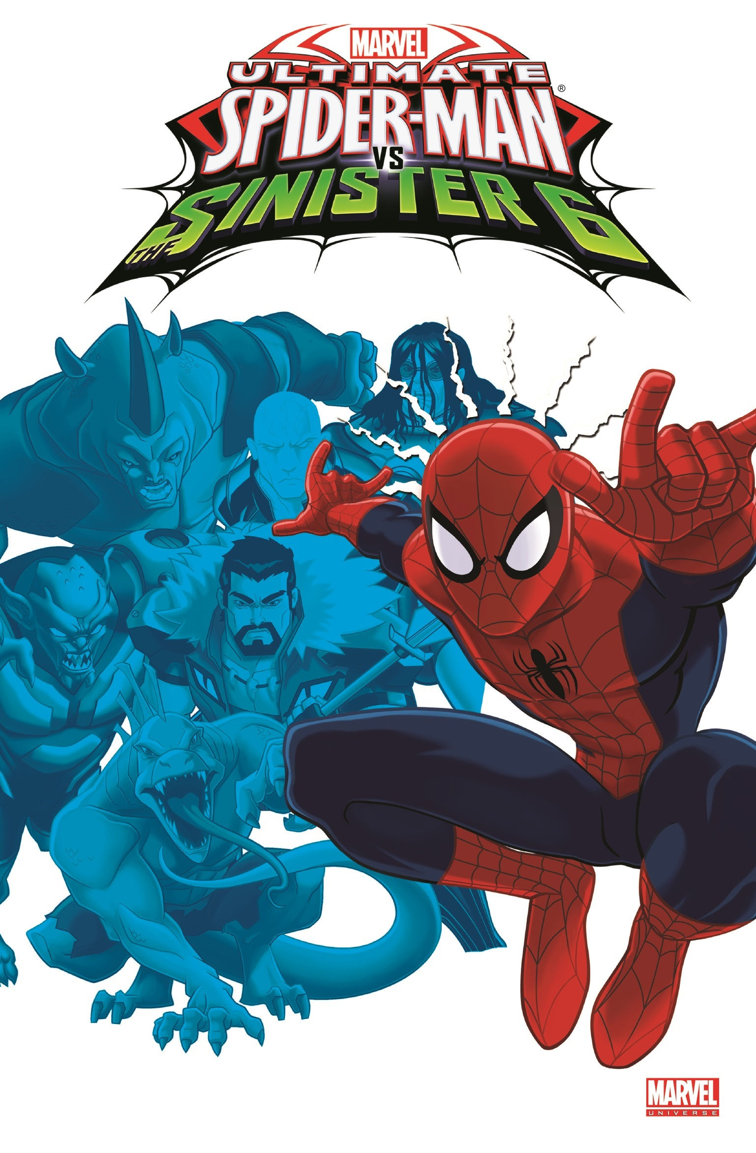 Wallpaper #ceb46 1920x1080 Spiderman vs Sinister Six Art Laptop Full HD 1080p HD 4K