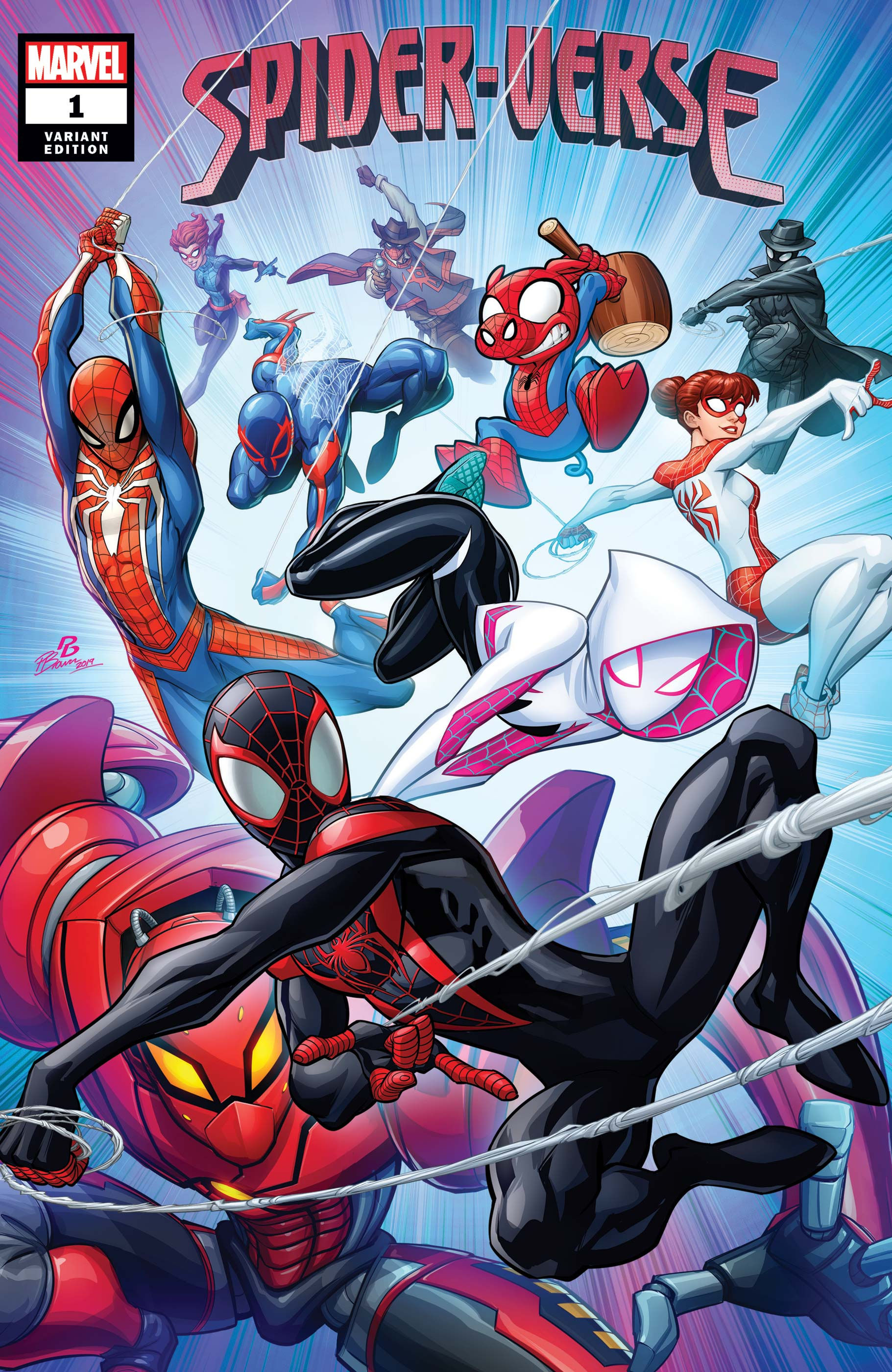 Wallpaper #YxlLDo8BtGB6xQ78WFns2 Spider Verse 2019 1 Variant Comic Issues Marvel