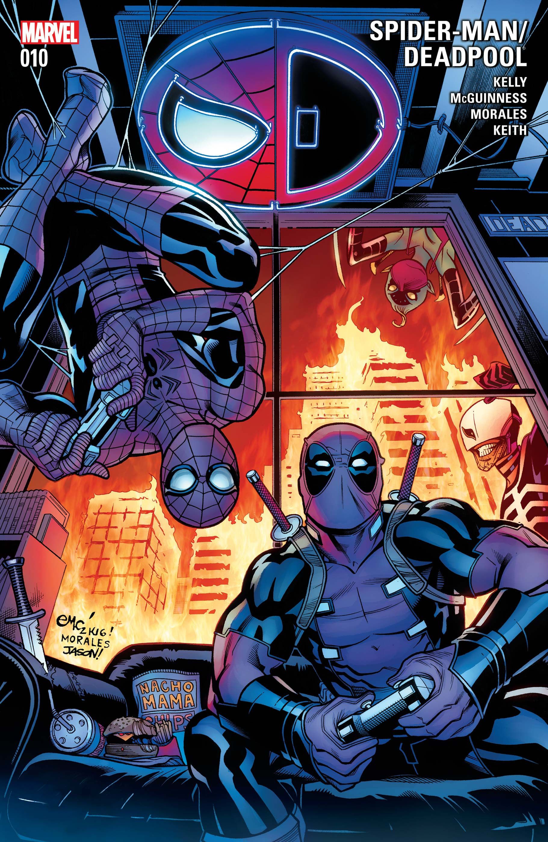 Wallpaper #3GhyHJMBSpphPi3-MCIA65 Spider Mandeadpool 2016 10 Comic Issues Marvel