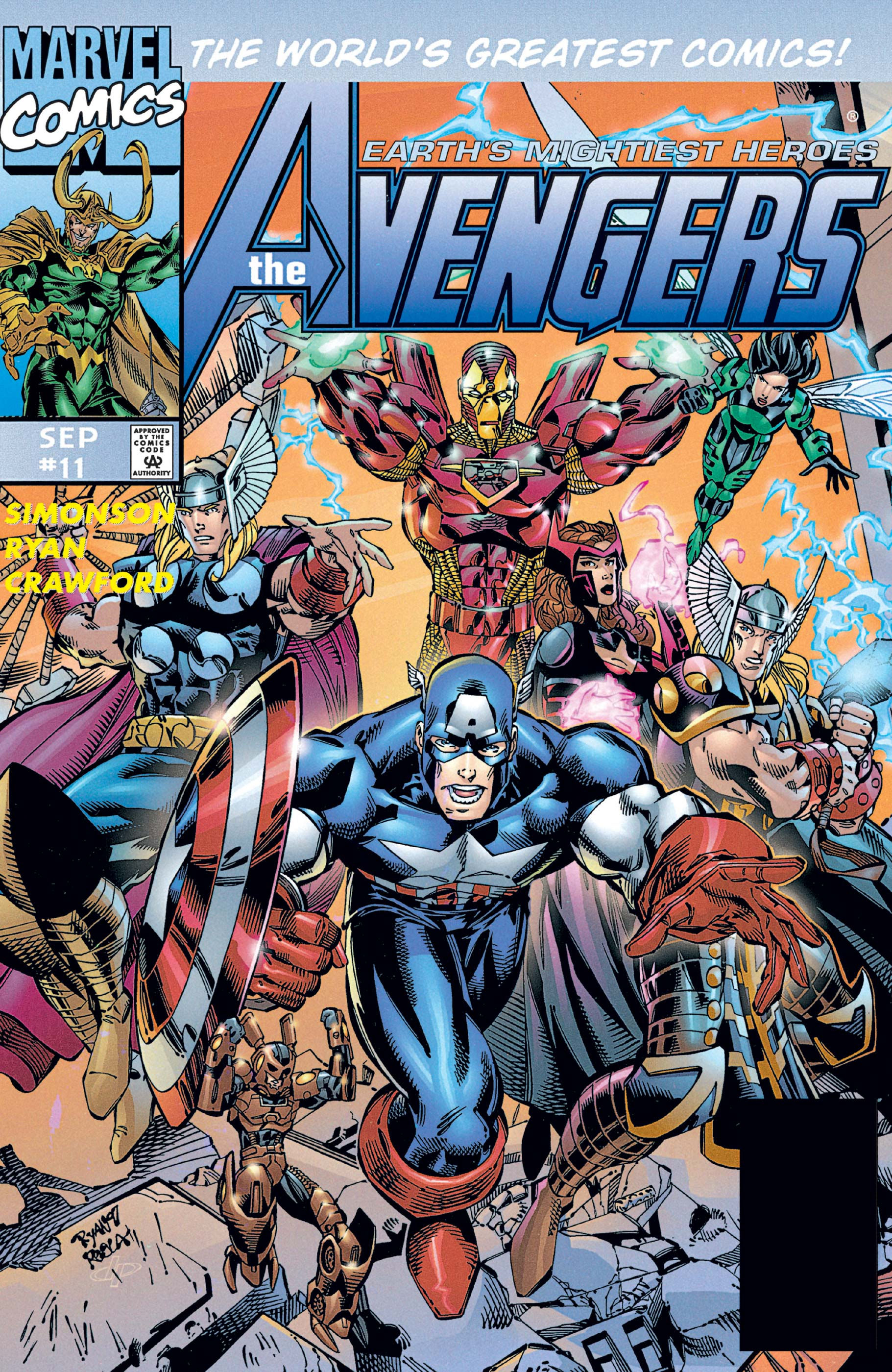 Wallpaper #zDEVNpMB5zzyi_yYgVgF199 Avengers 1996 11 Comic Issues Marvel