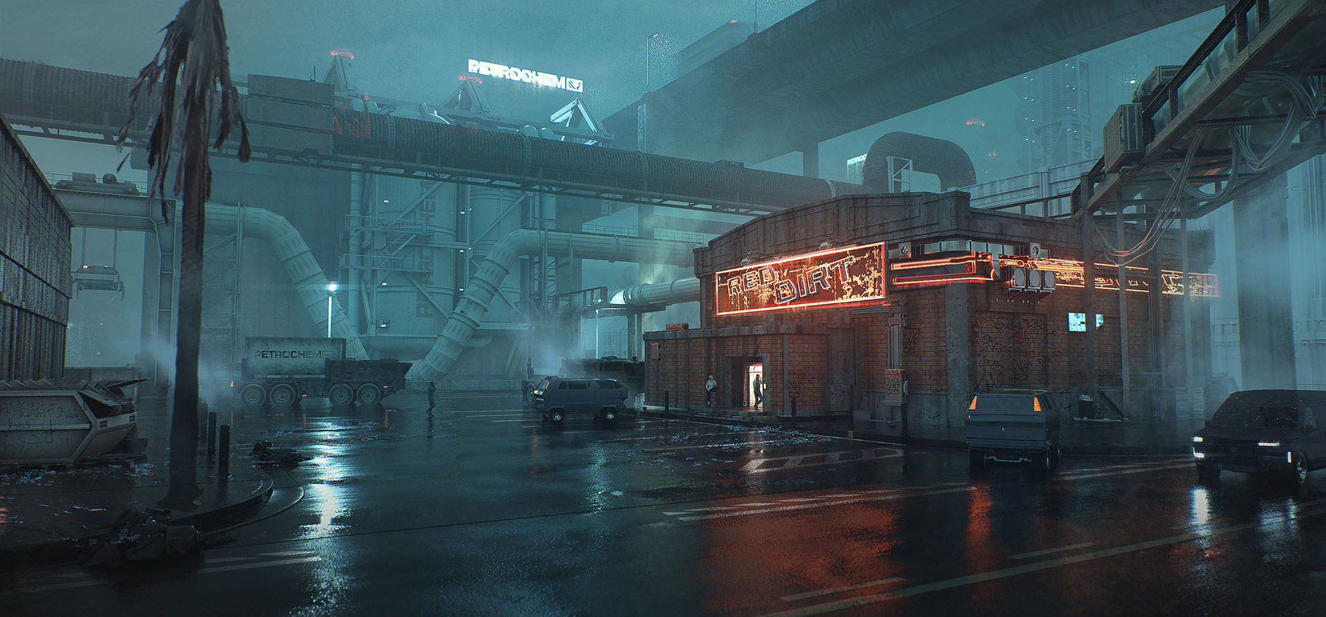 Wallpaper #cBmtBI8BtGB6xQ780k--21 Cyberpunk 2077 Nous Presente Le Quartier De Watson De La Ville Night