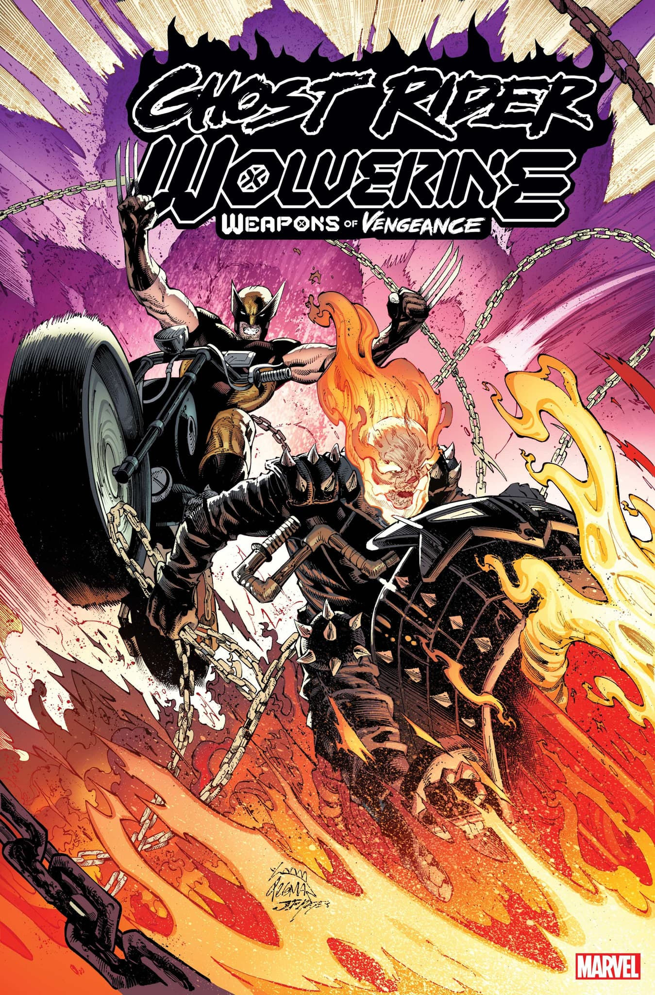 Wallpaper #UmfnApMBSpphPi3-dbEP50 Ghost Rider and Wolverine Hitch a Ride to Hell in Benjamin Percys