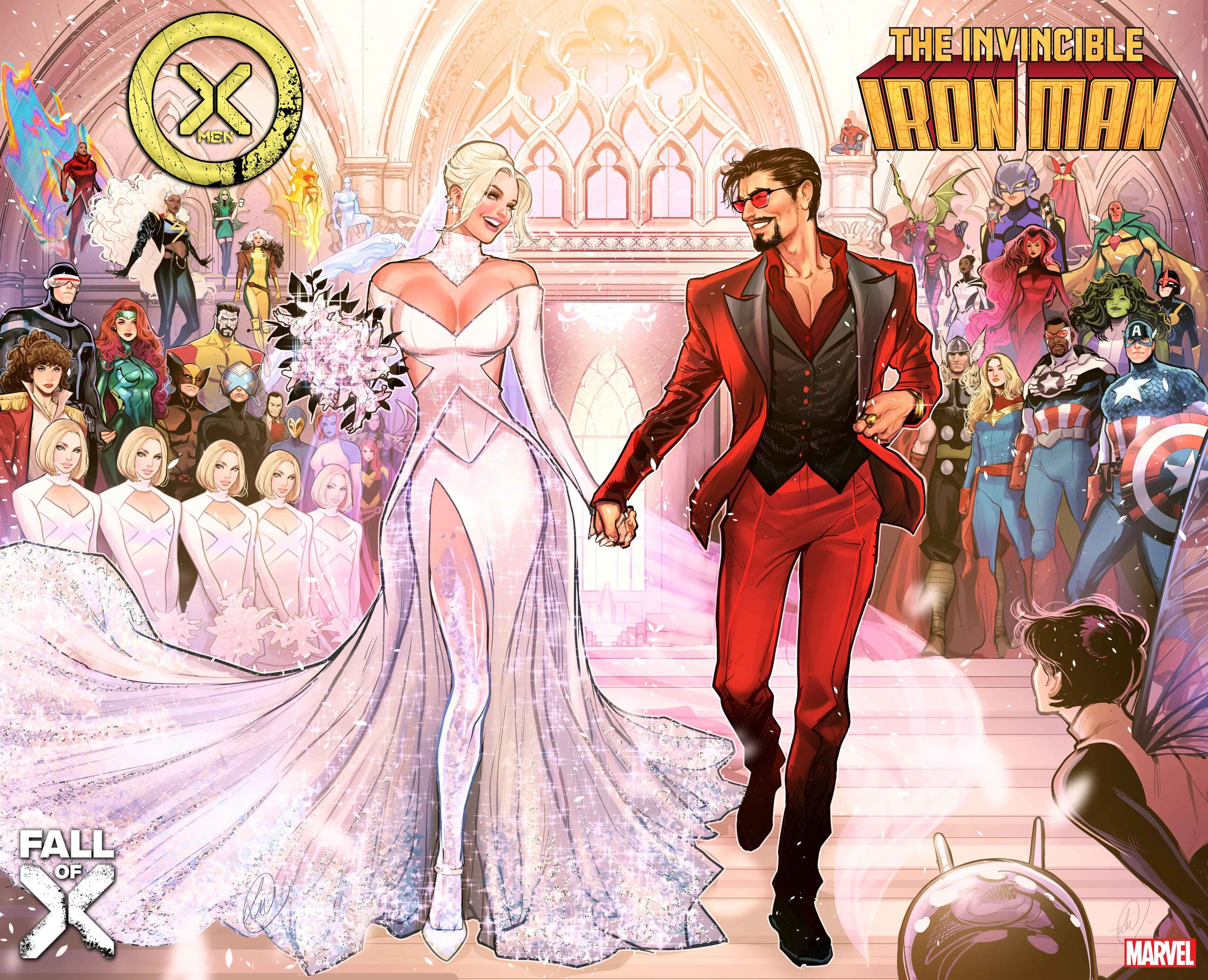 Wallpaper #LaWWOJMBVBiSkHCaEo7C224 Tony Stark and Emma Frost Tie the Knot in X Meninvincible Iron Man