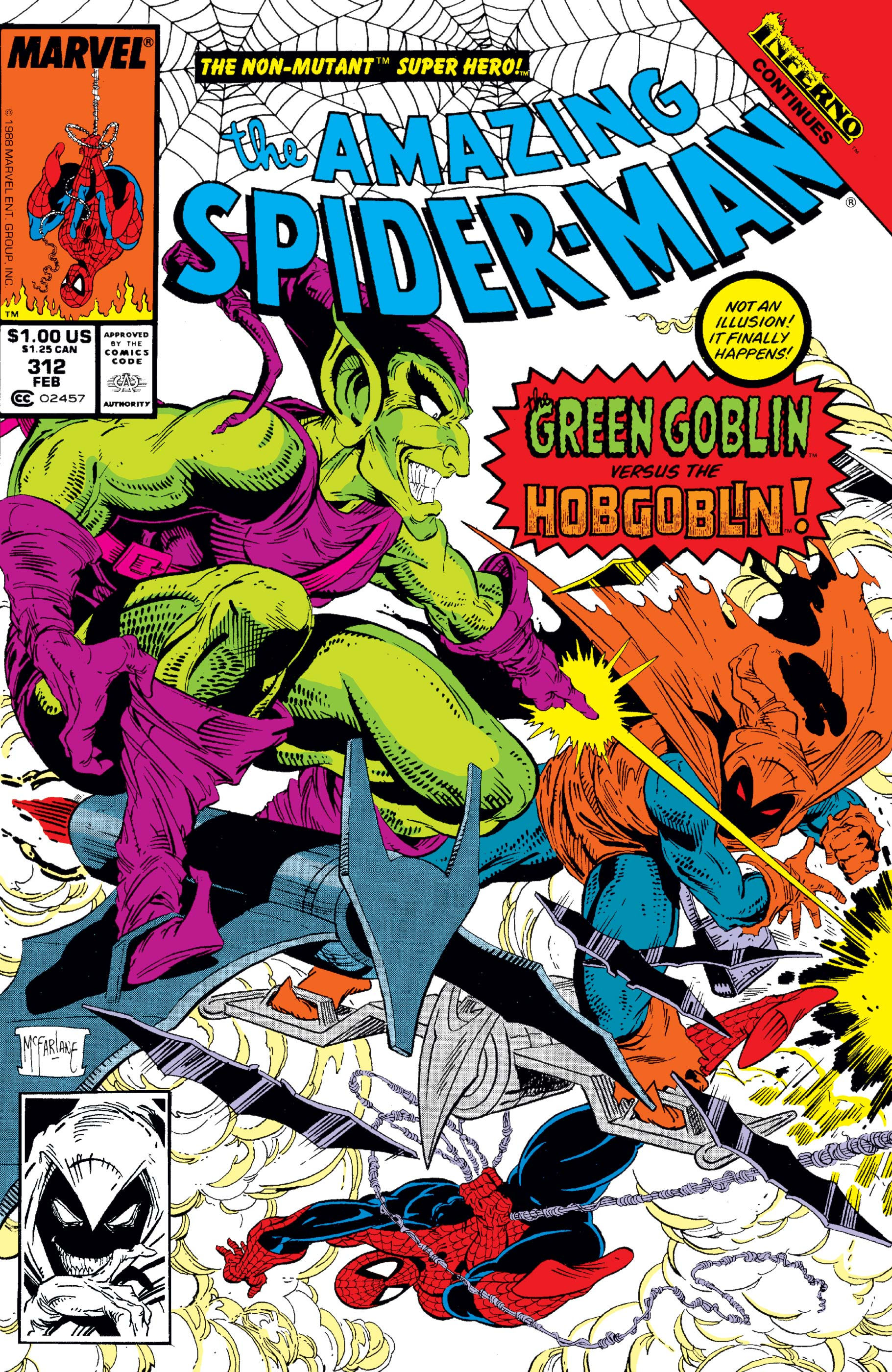 Wallpaper #GkAxMJMBJhL2WPbaVMA639 The Amazing Spider Man 1963 312 Comic Issues Marvel