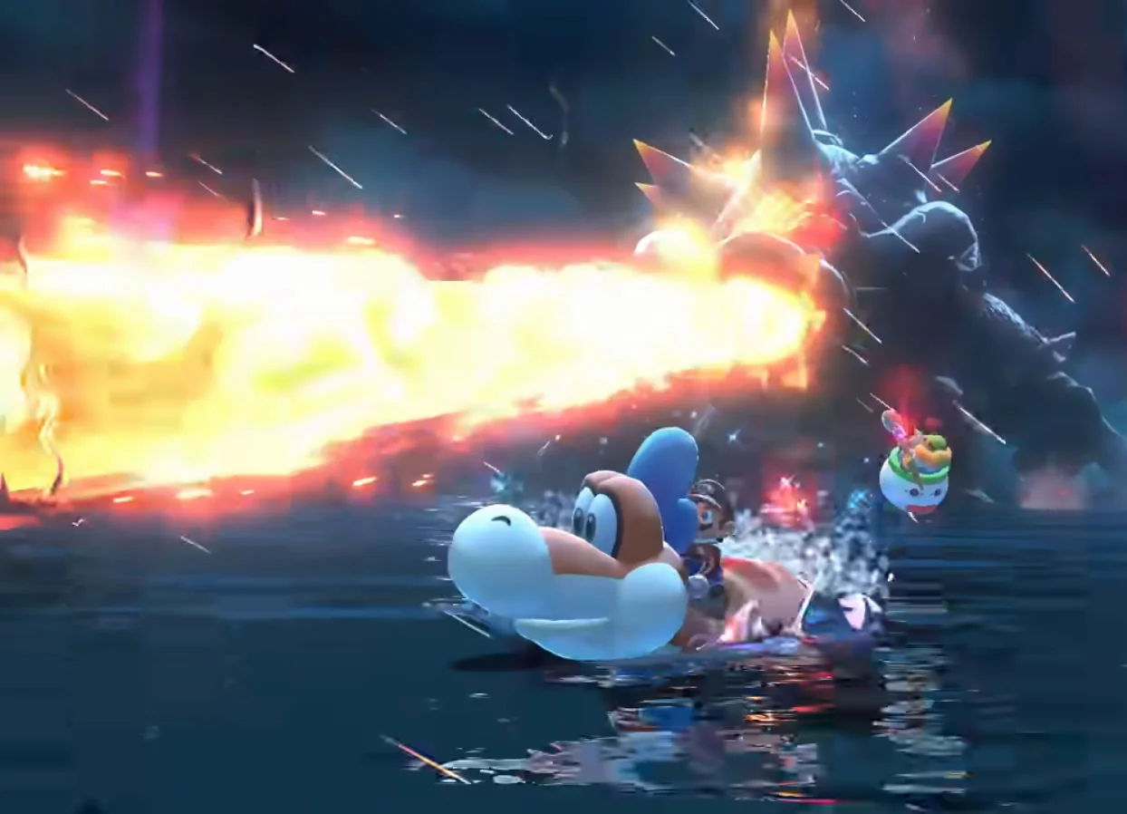 Wallpaper #8c6vJZMB71dOy6JZMRQu15 Bowser Becomes a Giant Kaiju in Super Mario 3D World Bowsers Fury Mode