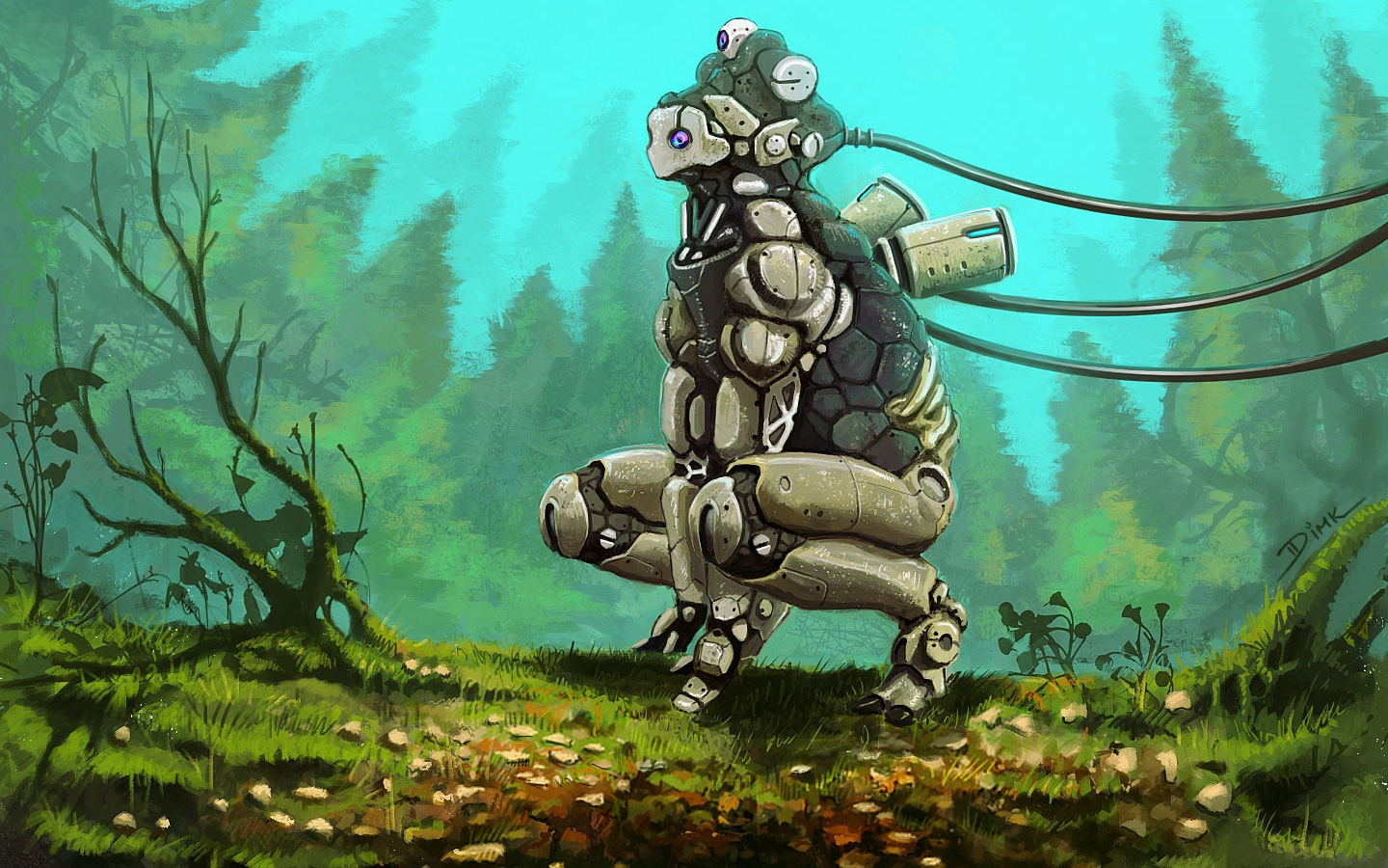 Wallpaper #32cE-5IBSpphPi3-g5LU129 Sci Fi Robot Picture Image Abyss