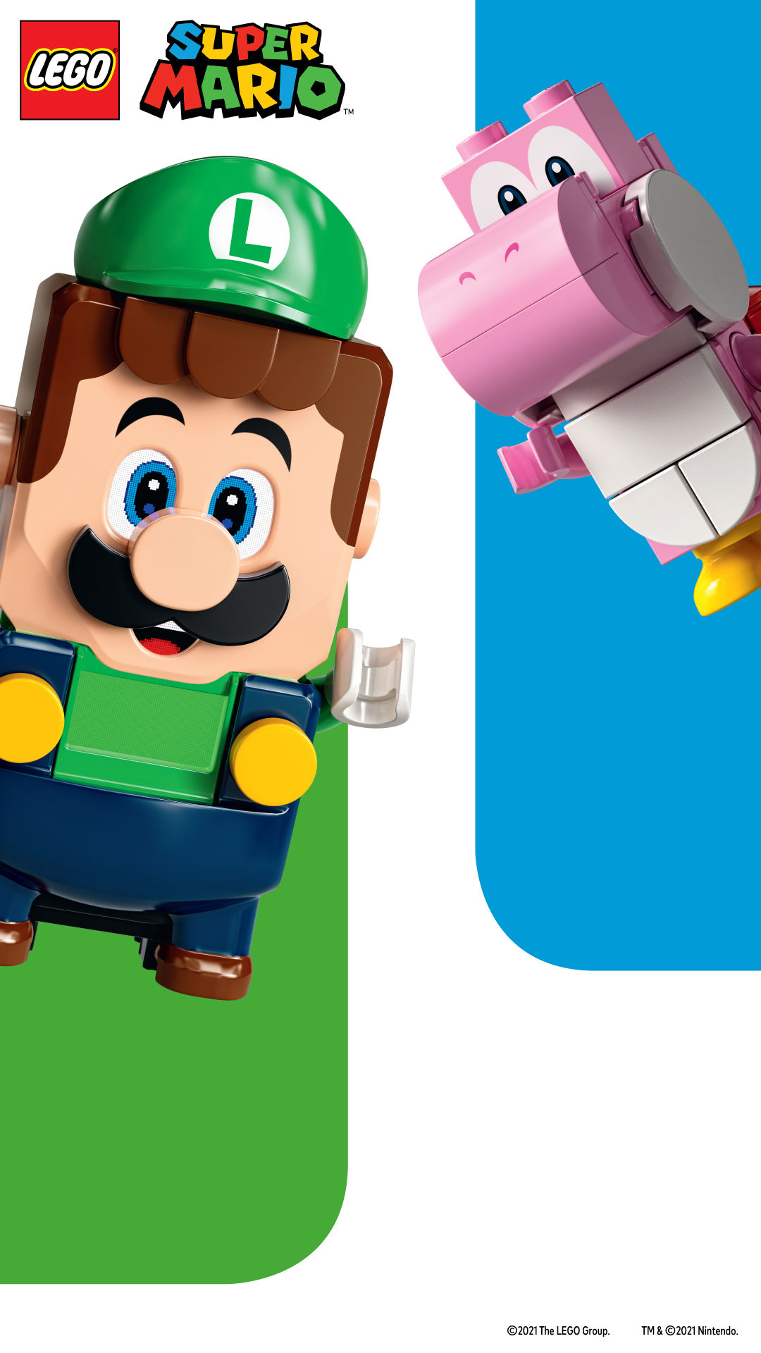 Wallpaper #Kx3VLZMBlOZrFDOkdNK075 Luigi and Yoshi in Lego Super Mario Image Abyss