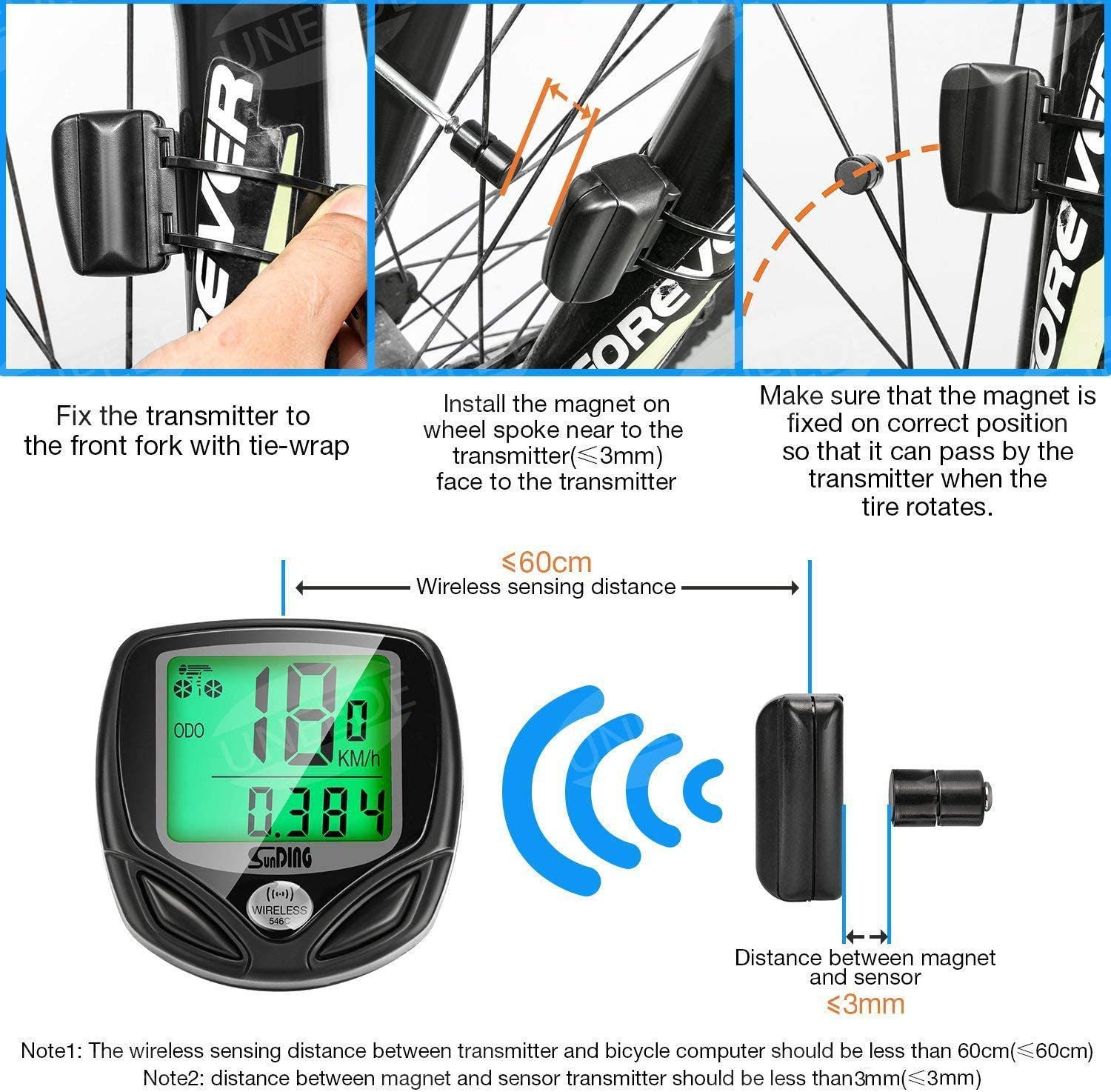 Wallpaper #zHdvJ5MB-pgBXx60VqUF163 Uneede Bicycle Computer 16 Powerful Features Speedometer Bicycle Bike