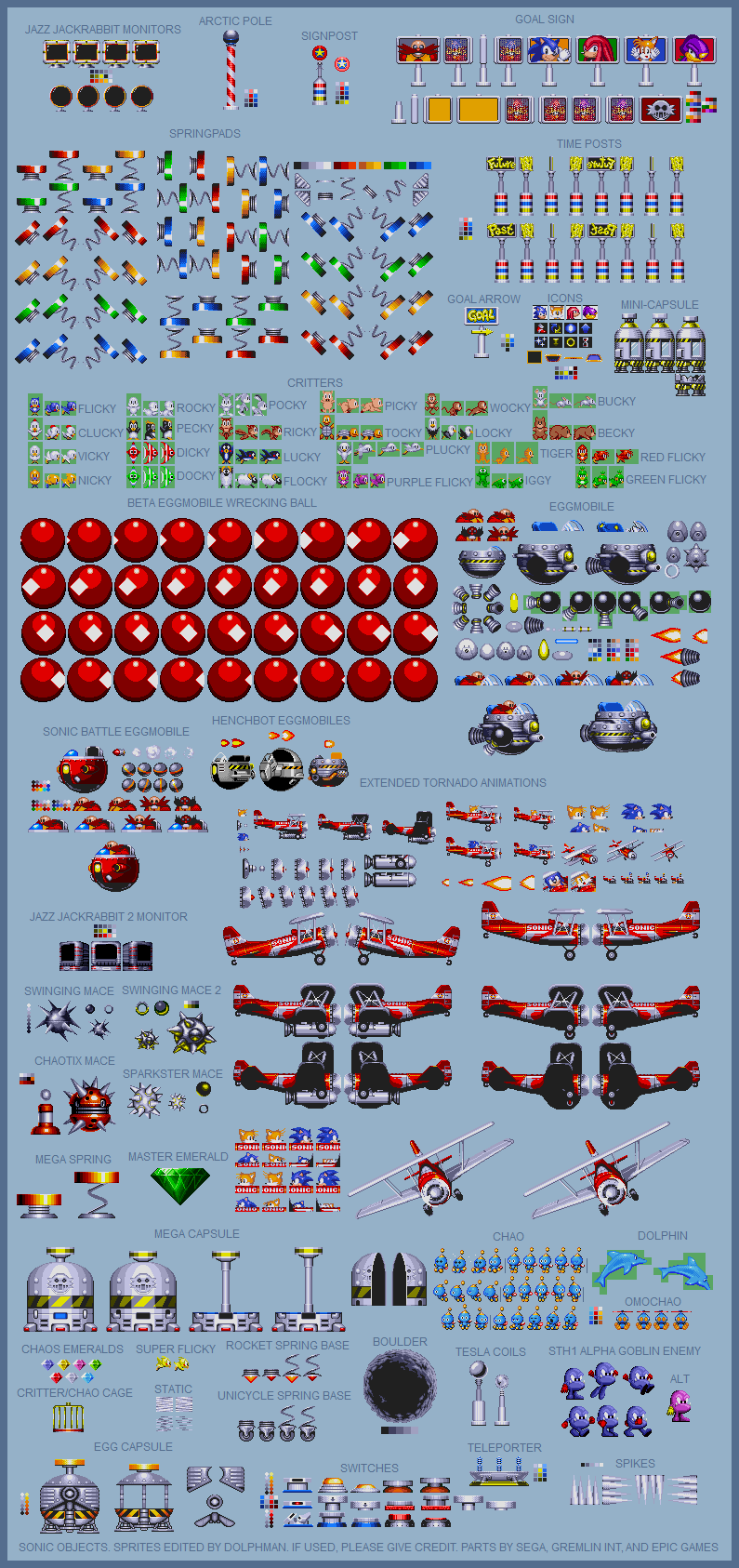 Wallpaper #cc85f Custom Classic Sonic Sprite Sheet by Adanishedgehog2011 on Deviantart