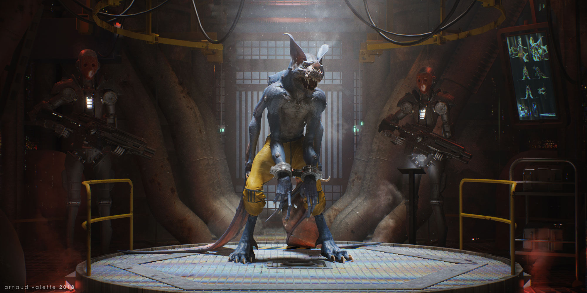 Wallpaper #dfTIOpMBKFX8bn3roXlL330 Bat Creature Arnaud Valette Concept Design Visual Development