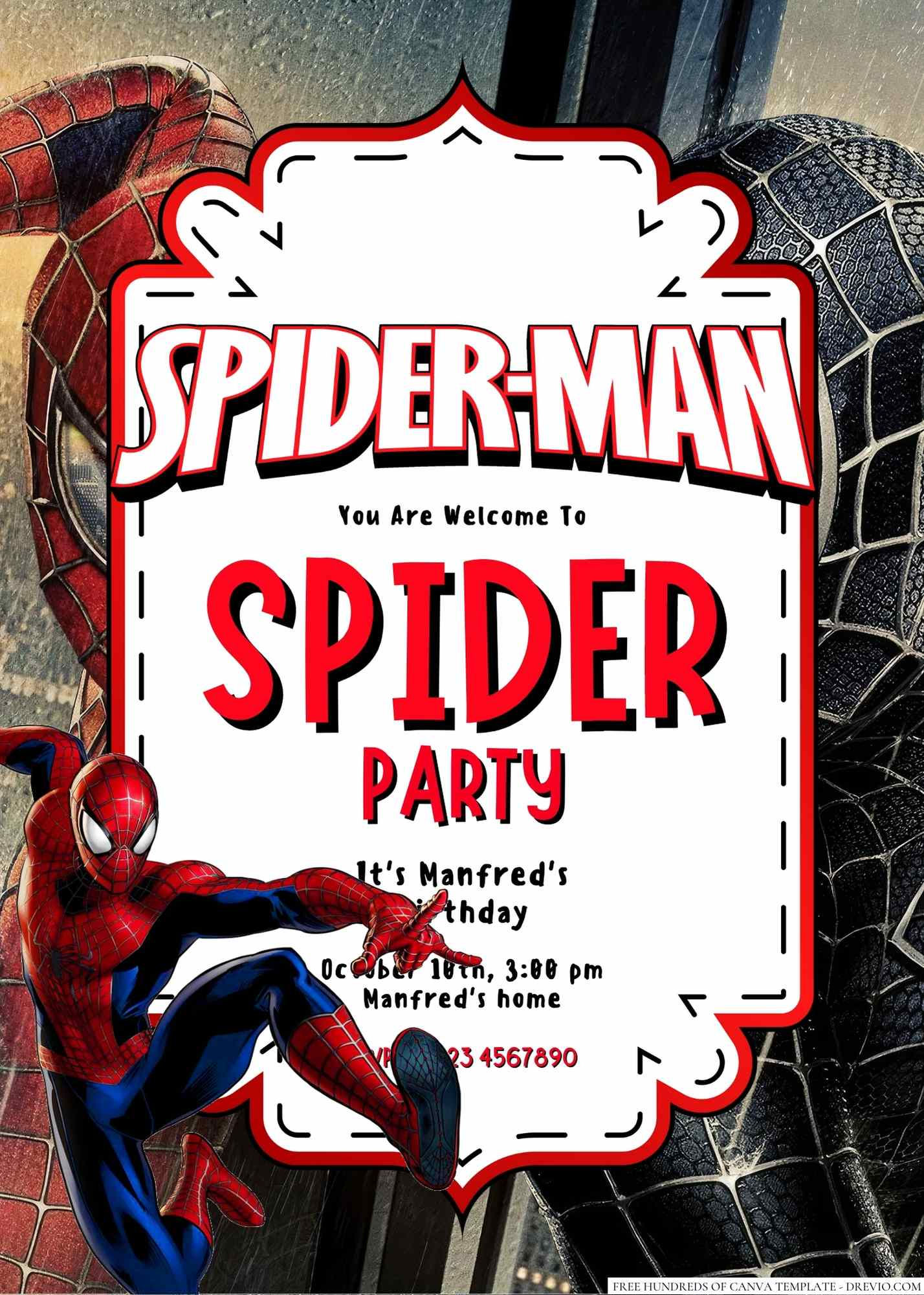 Wallpaper #z2cG6ZIBSpphPi3-dT9L98 Free Spider Man Birthday Invitation Templates Fridf