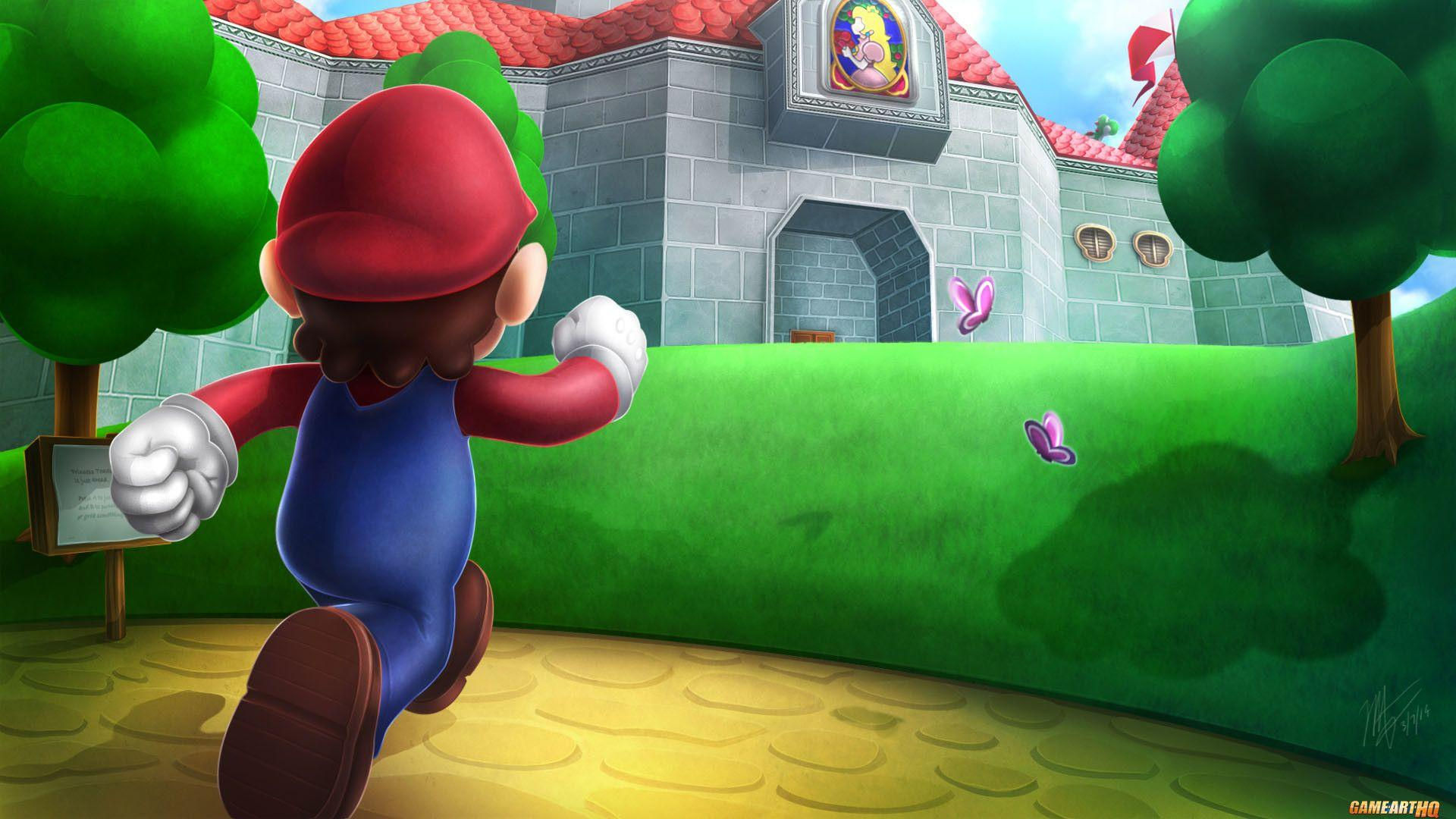 Wallpaper #8wC86o4BSdW8dNouJQ8a35 Super Mario 64 Wallpapers Wallpaper Cave