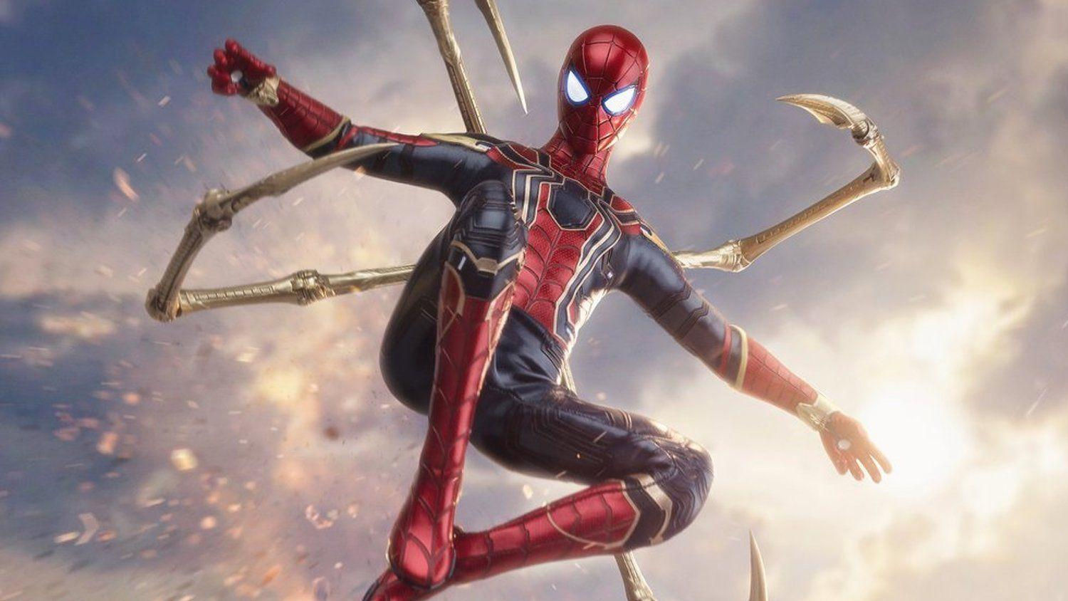 Wallpaper #tHSdxo4B_8f4nGFaZHHZ46 Iron Spider Infinity War Wallpapers Wallpaper Cave