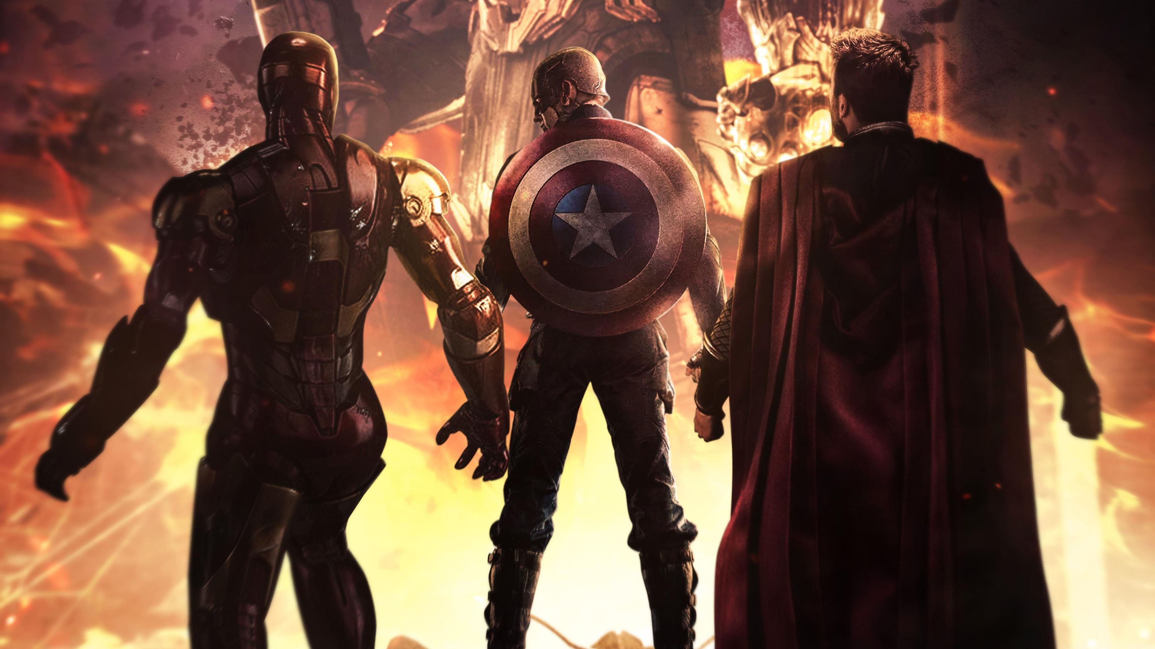 Wallpaper #yhU9tI4BmMigT4UnY1Kd22 Captain America Iron Man Thor Wallpapers Wallpaper Cave