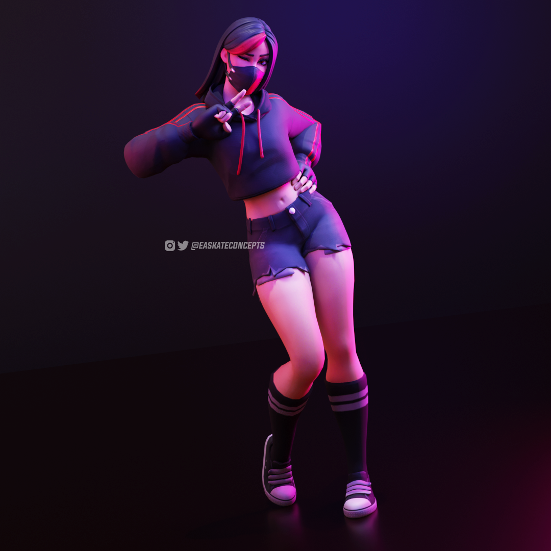 Wallpaper #02fnD5MBSpphPi3-8vCi9 Fortnite Aesthetic Girl Skin Wallpapers Wallpaper Cave