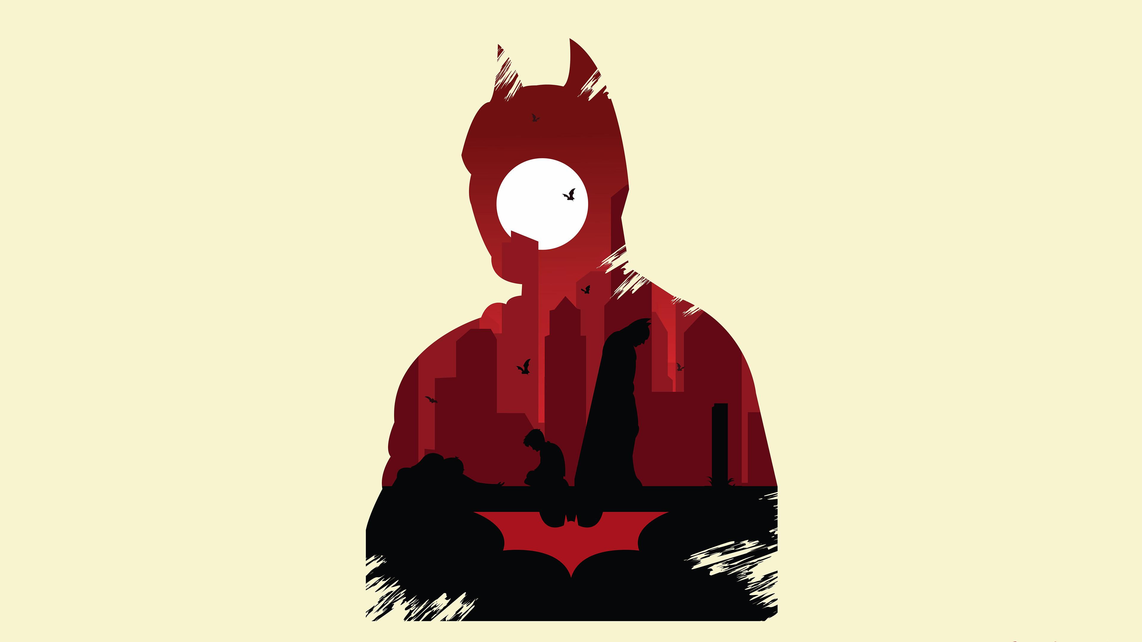Wallpaper #wkXrlI4B7YBJg1BVIZ_-36 Artwork Minimal Batman 4K Wallpapers Wallpaper Cave