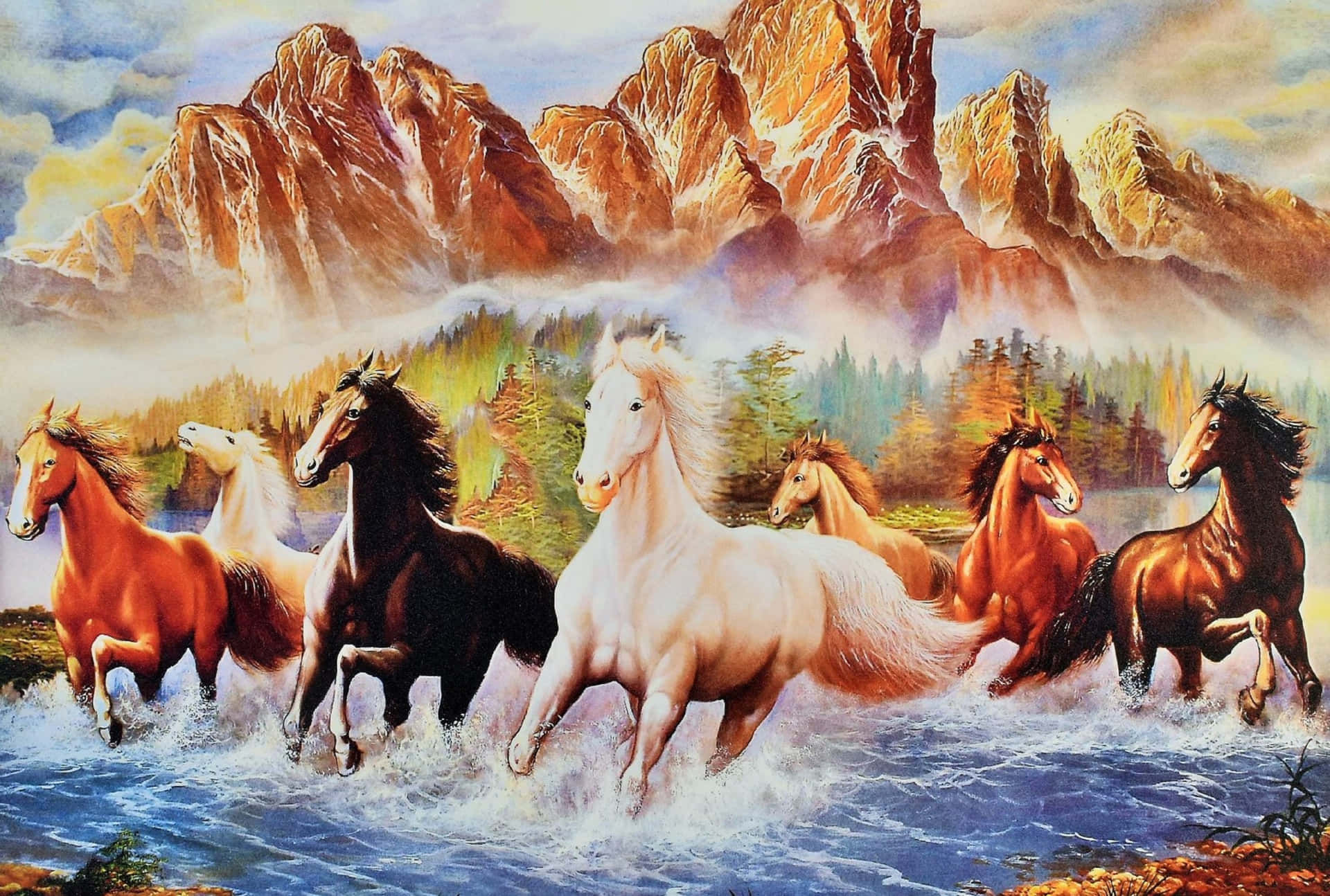 Wallpaper #HWdNCpMBSpphPi3-pNQH194 7 Horses Wallpapers 4K HD 7 Horses Backgrounds on Wallpaperbat