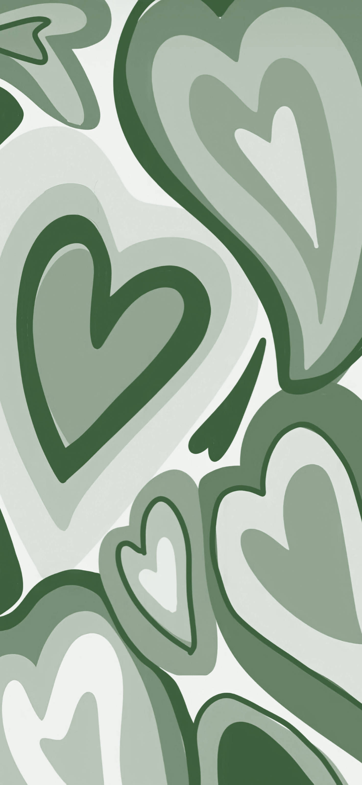 Wallpaper #Tmd395IBSpphPi3-tobx15 Preppy Green Heart Wallpapers Wallpaper Cave