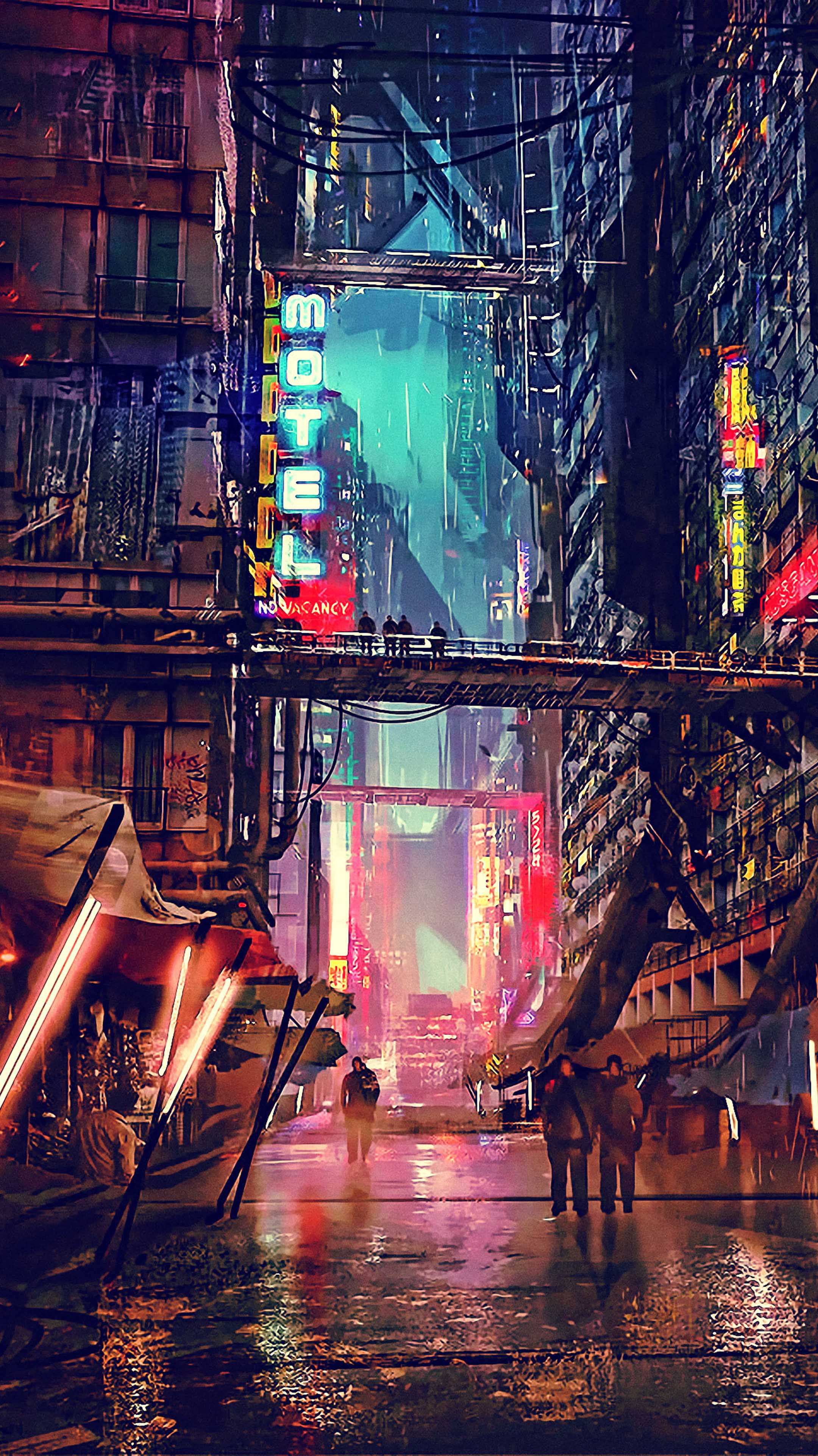 Wallpaper #25965 Cyberpunk City Cyberpunk City Futuristic City Cyberpunk Aesthetic