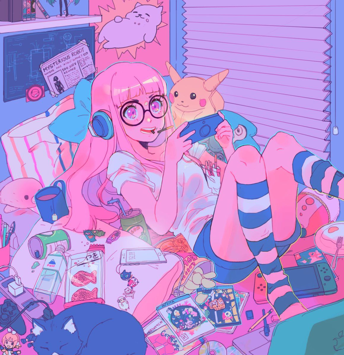 Wallpaper #e2069 Cool Anime Backgrounds Pink Wallpaper Backgrounds Cute Patterns