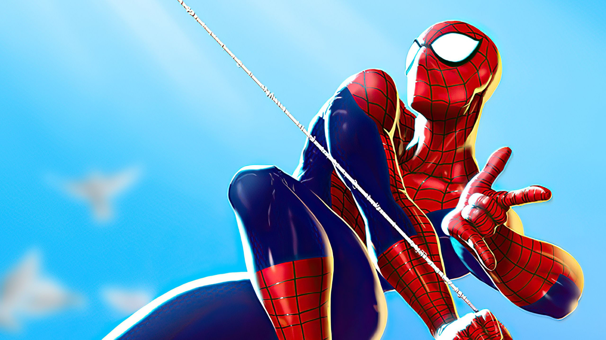 Wallpaper #7v_Ka5MB3lSXT3zUneiq133 Spider Man Shooting His Web