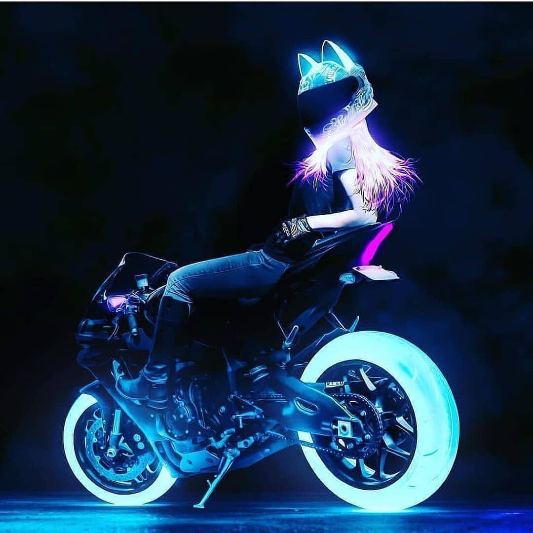 Wallpaper #H32b9I4Bnwiau_P60RBX57 Neon Biker Wallpapers Wallpaper Cave