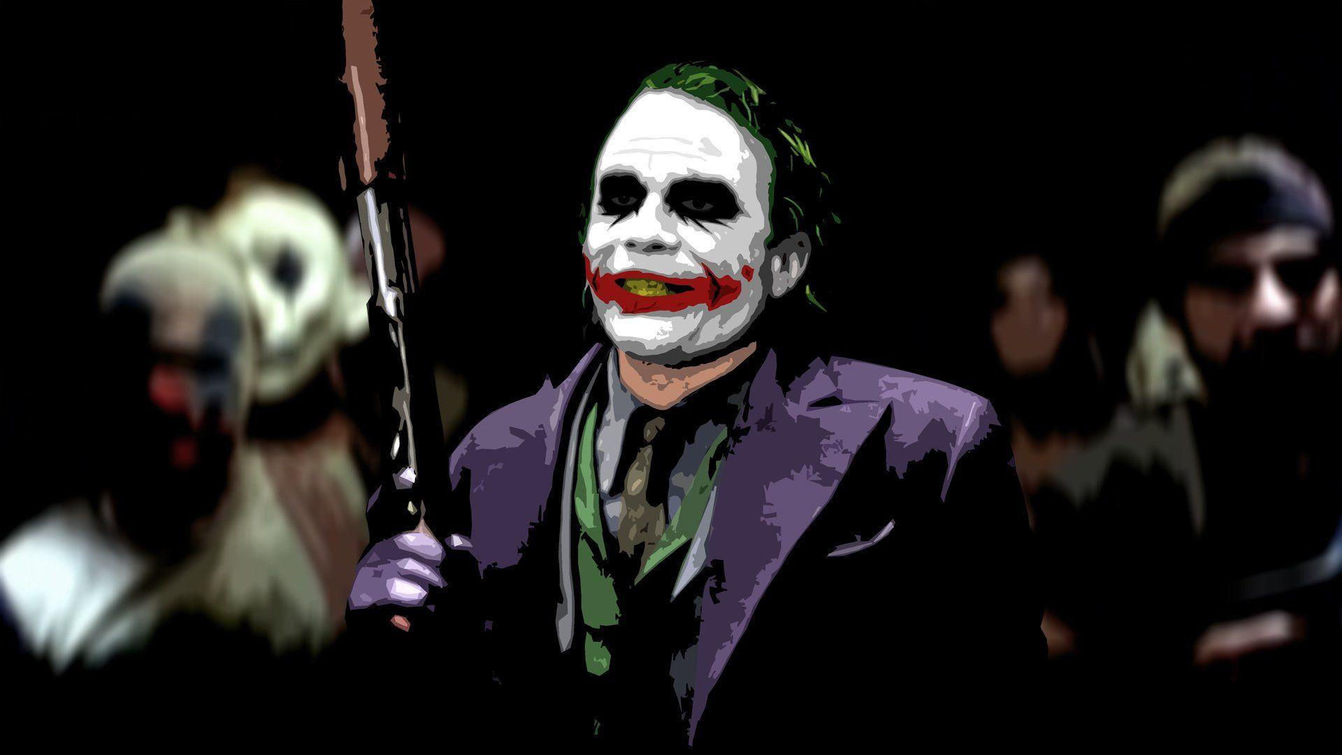 Wallpaper #BRmnK48BtGB6xQ789Y7J56 The Joker Heath Ledger Wallpapers Wallpaper Cave